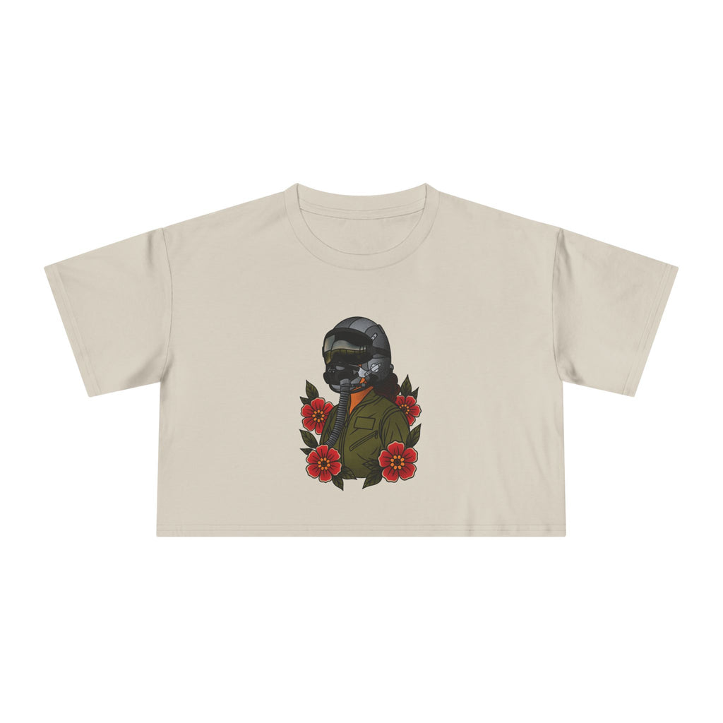 Fighter Pilot Crop Tee - Traditional