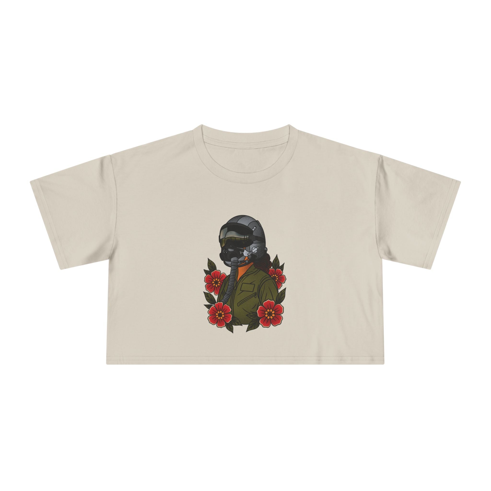 Fighter Pilot Crop Tee - Traditional