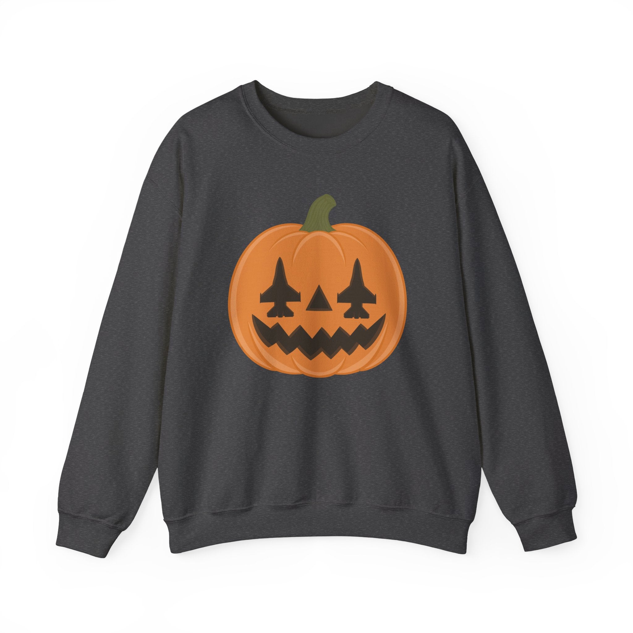 F-16 Jack-o-lantern Sweatshirt (Unisex)