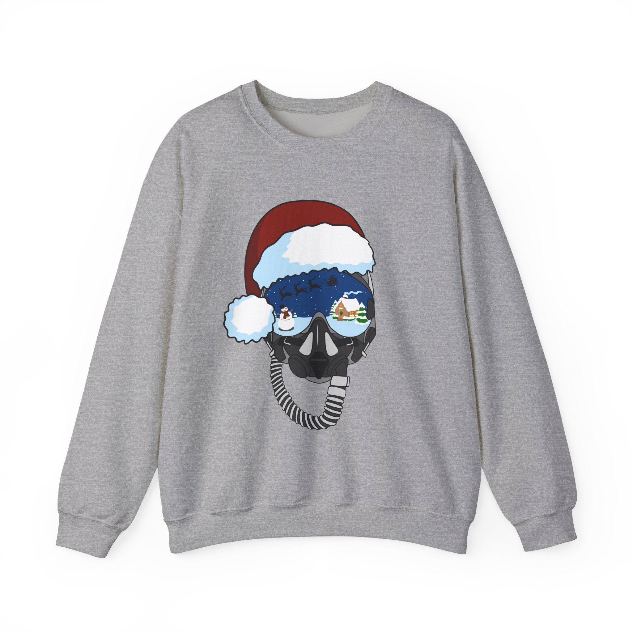 Santa Helmet Sweatshirt (Unisex)