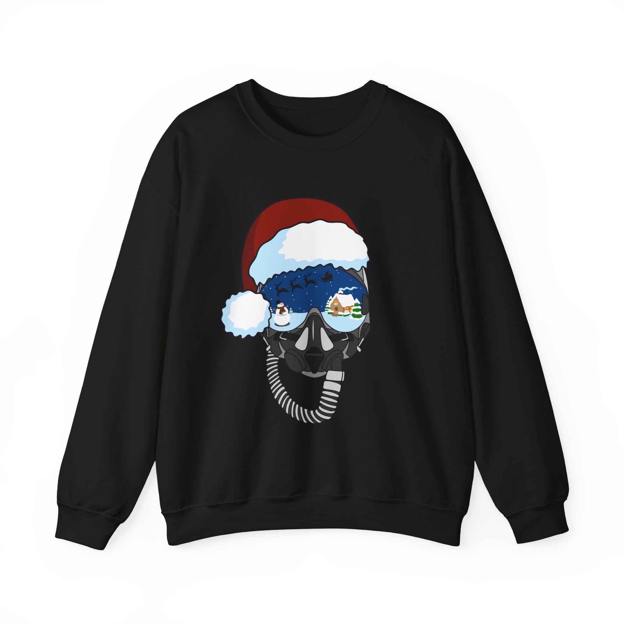 Santa Helmet Sweatshirt (Unisex)
