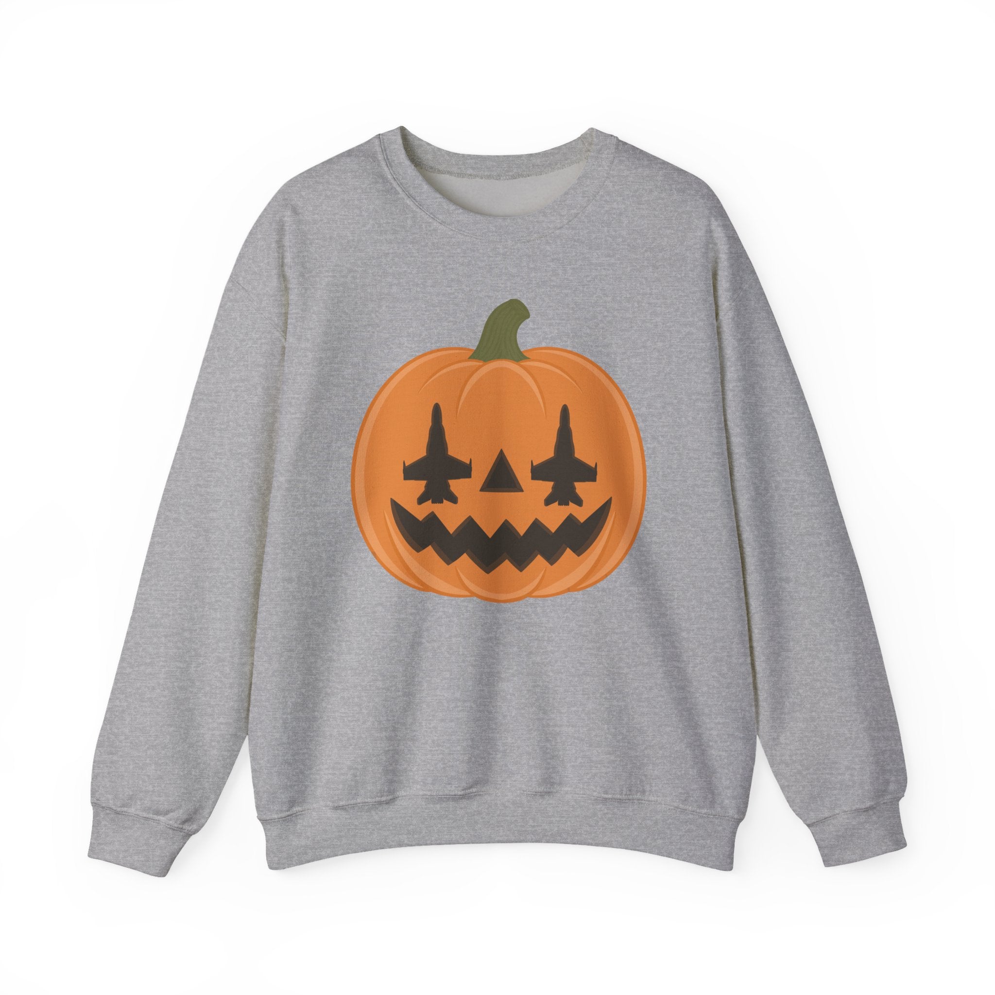 F-18 Jack-o-lantern Sweatshirt (Unisex)