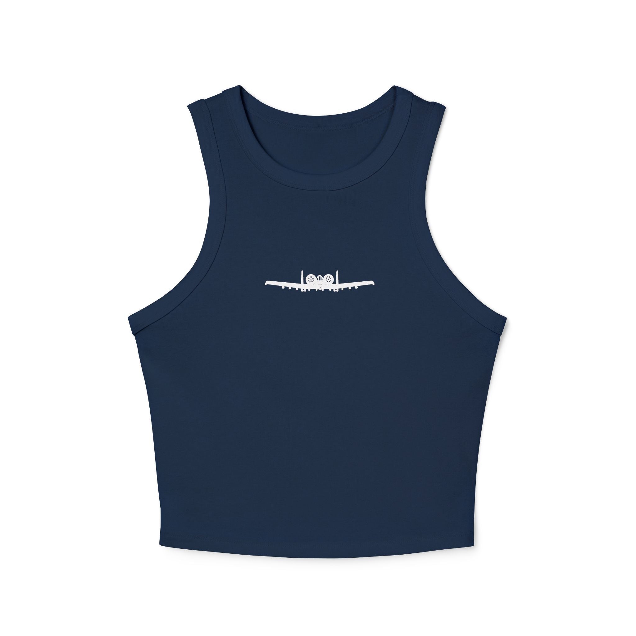 A-10 Silhouette Premium Crop Tank (Women)