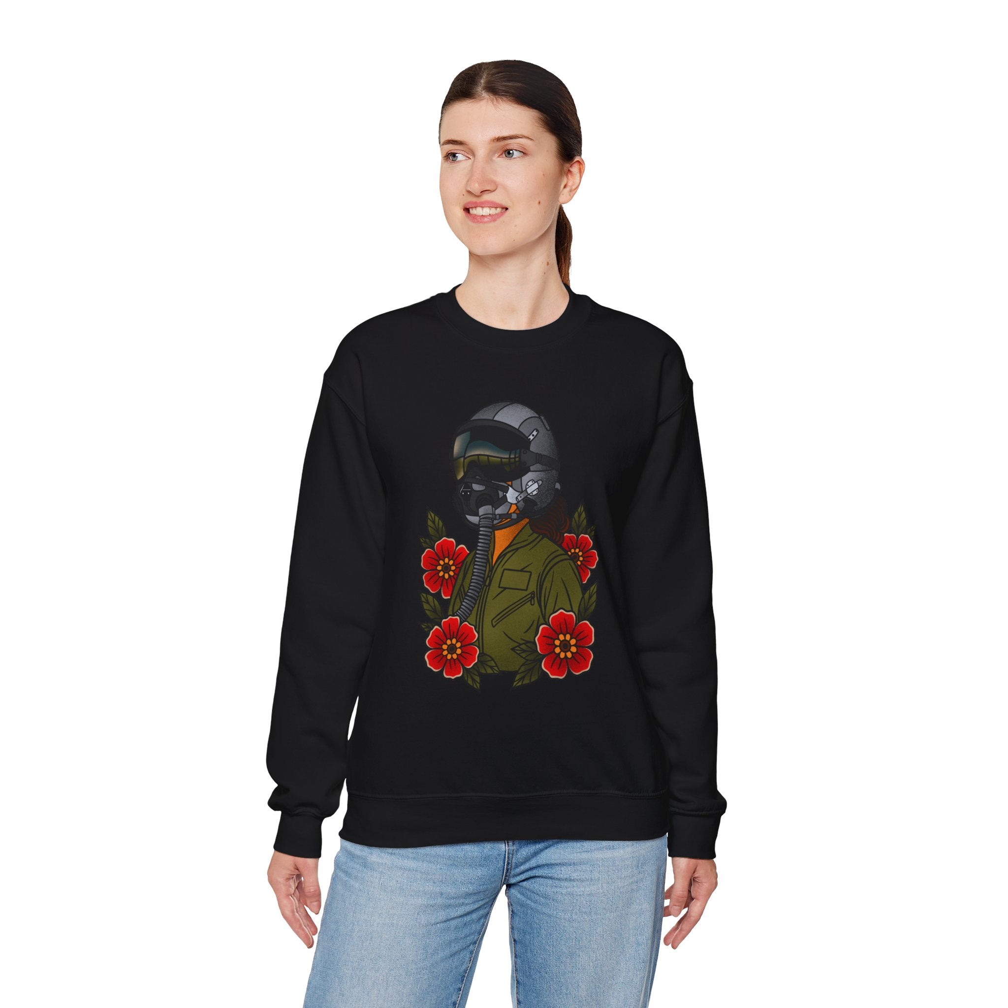 Fighter Pilot Sweatshirt - Traditional (Unisex)