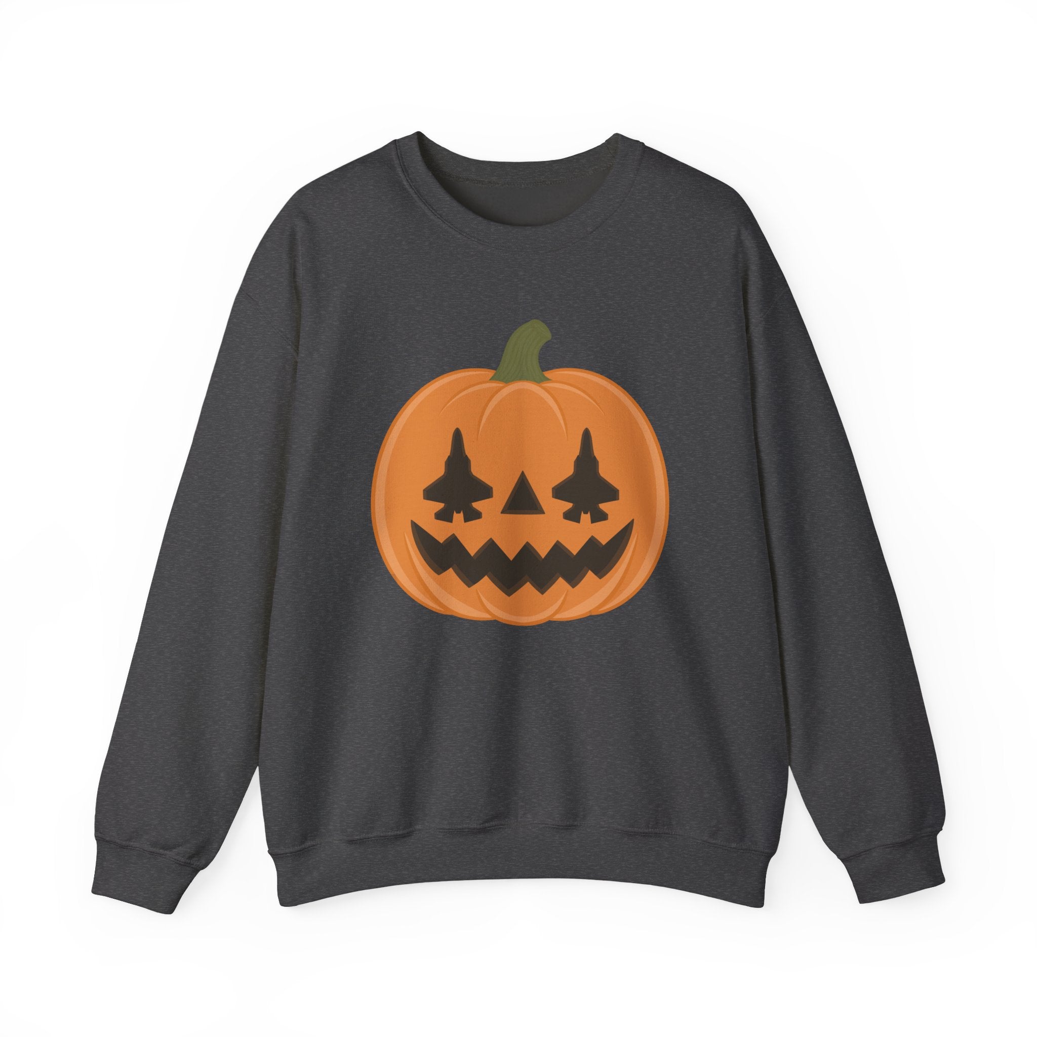 F-35 Jack-o-lantern Sweatshirt (Unisex)