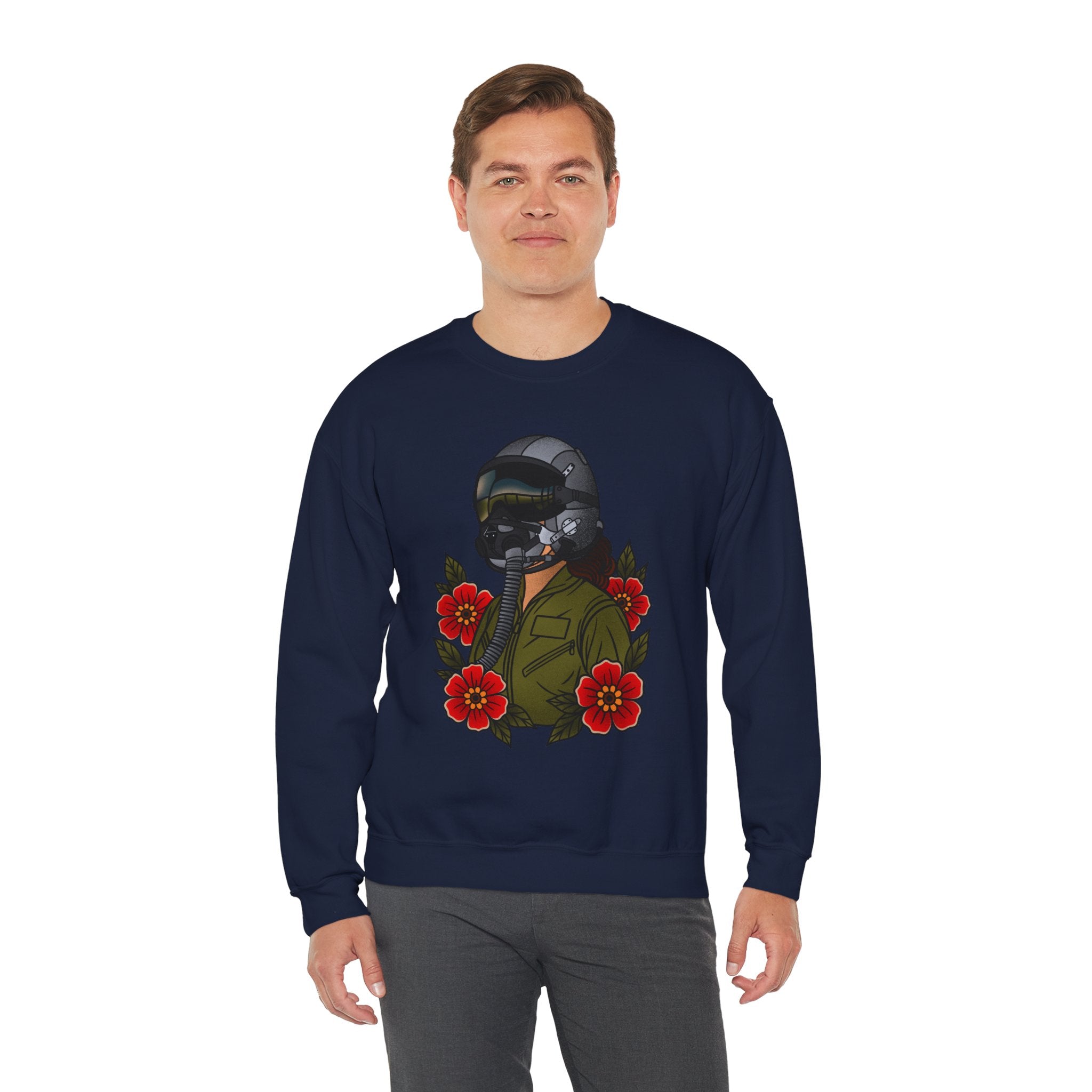 Fighter Pilot Sweatshirt - Fair (Unisex)