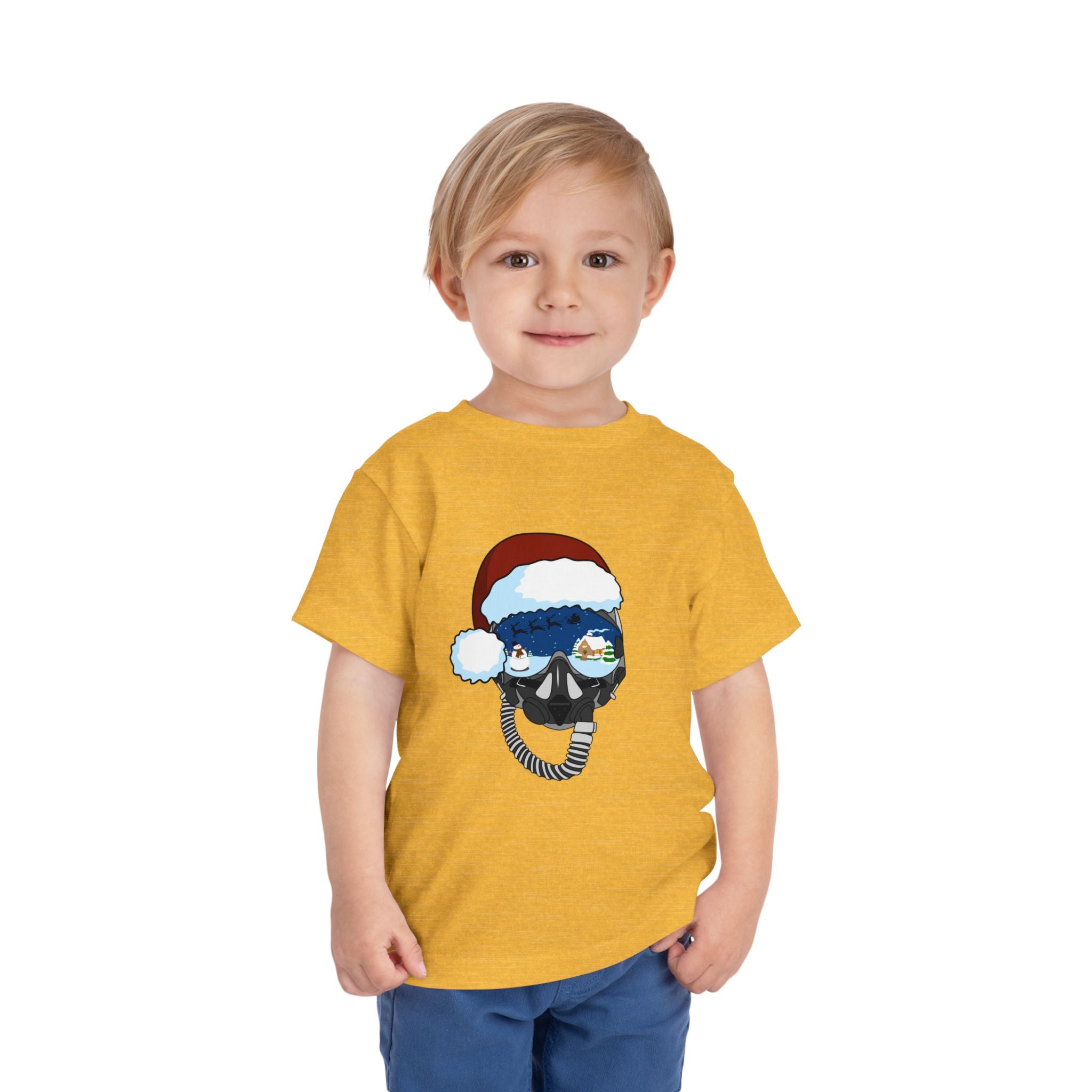 Santa Helmet Tee (Toddler)