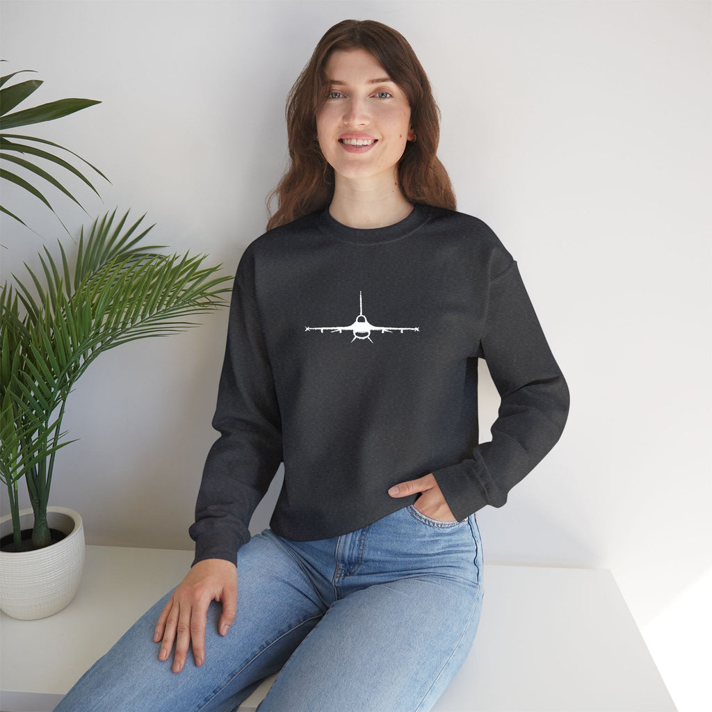 F-16 Embroidered Sweatshirt (Unisex)