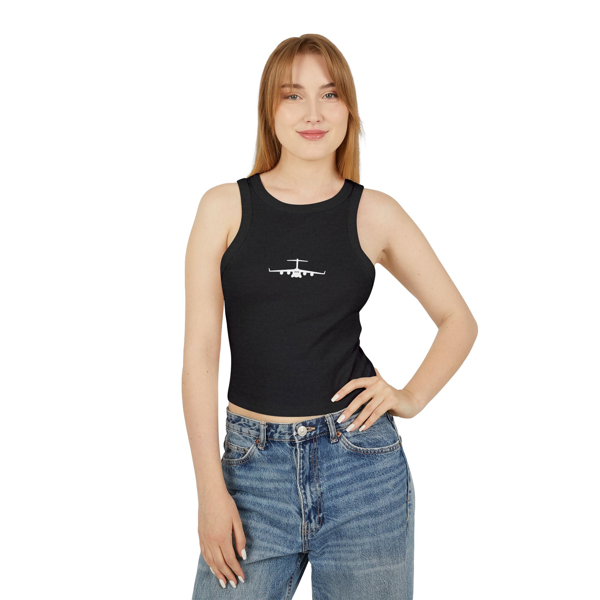C-17 Silhouette Premium Crop Tank (Women)