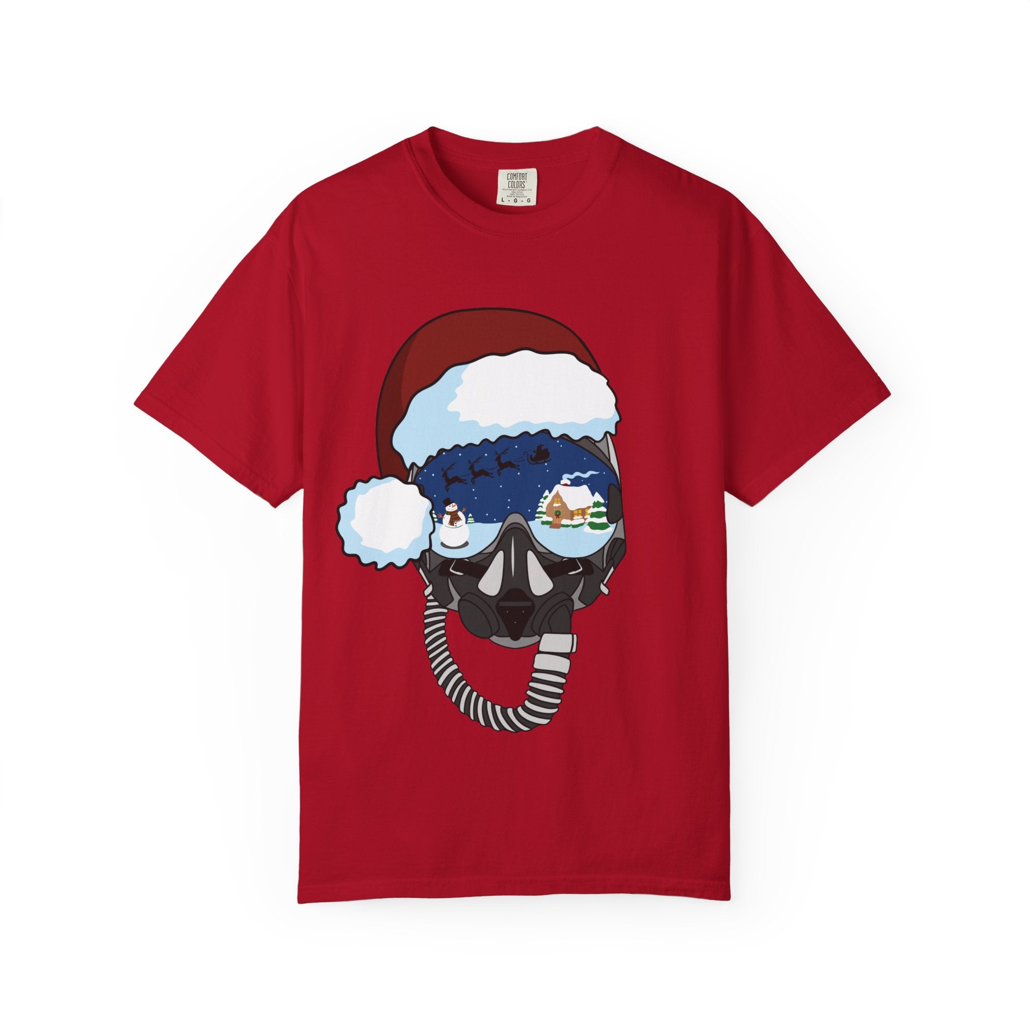 Santa Helmet Tee (Unisex)