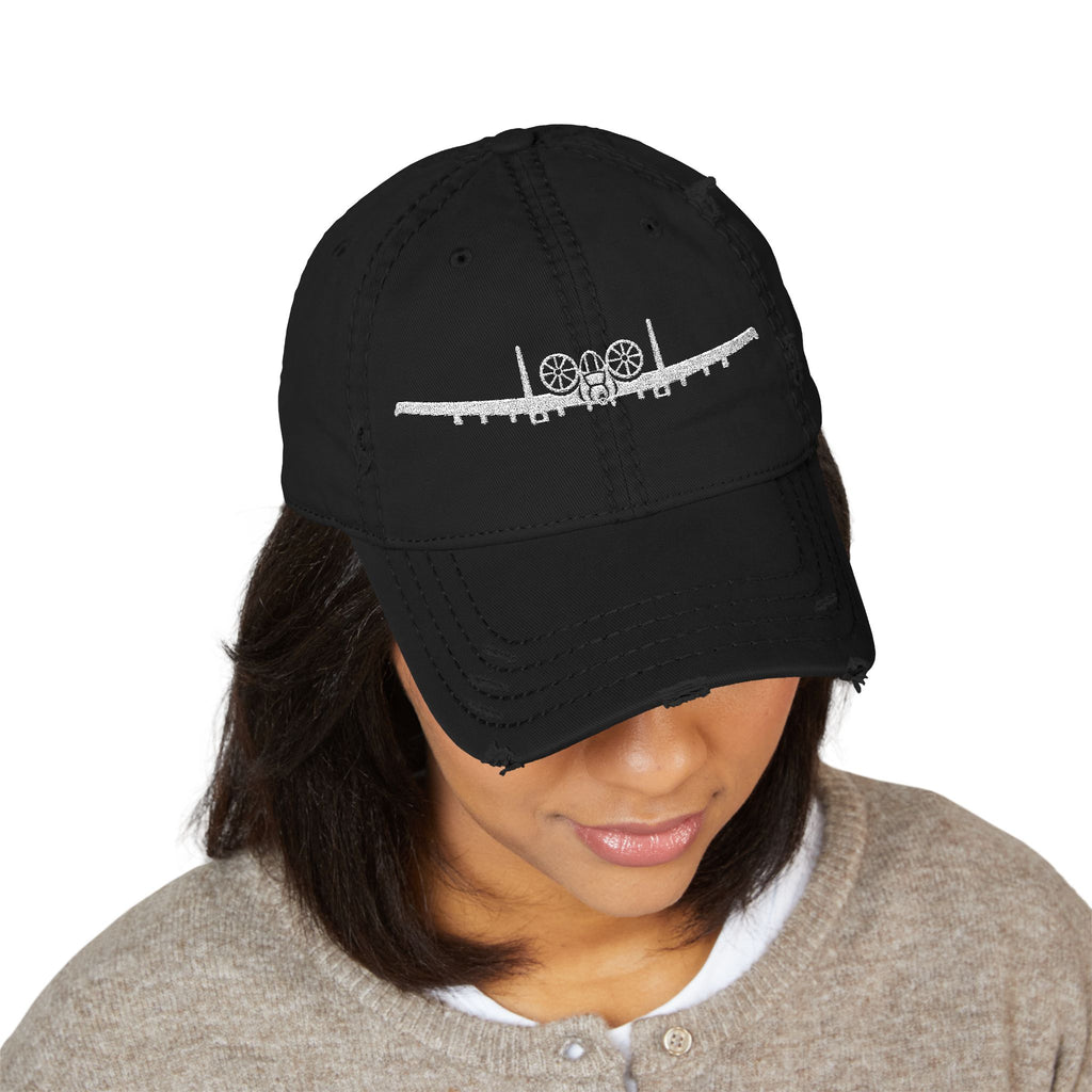 A-10 Distressed Dad Hat