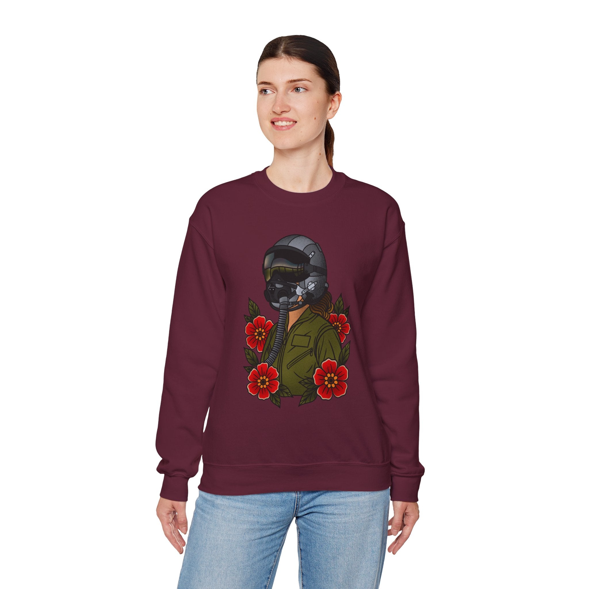 Fighter Pilot Sweatshirt - Fair 2 (Unisex)