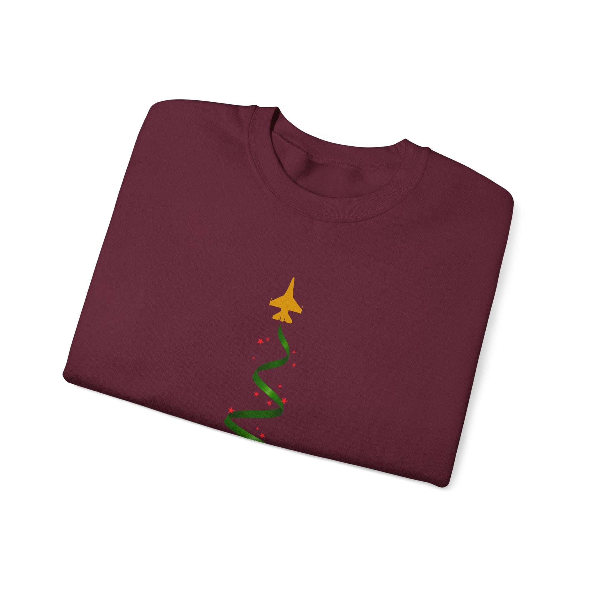 F-16 Christmas Tree Sweatshirt (Unisex)