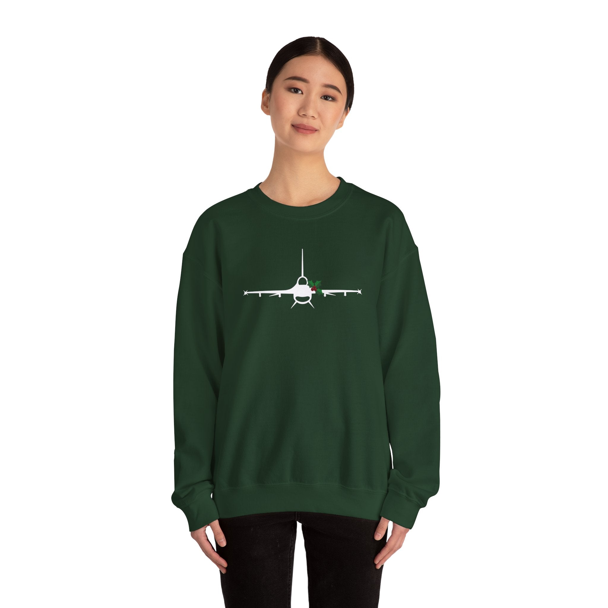 F-16 Holly Silhouette Sweatshirt (Unisex)