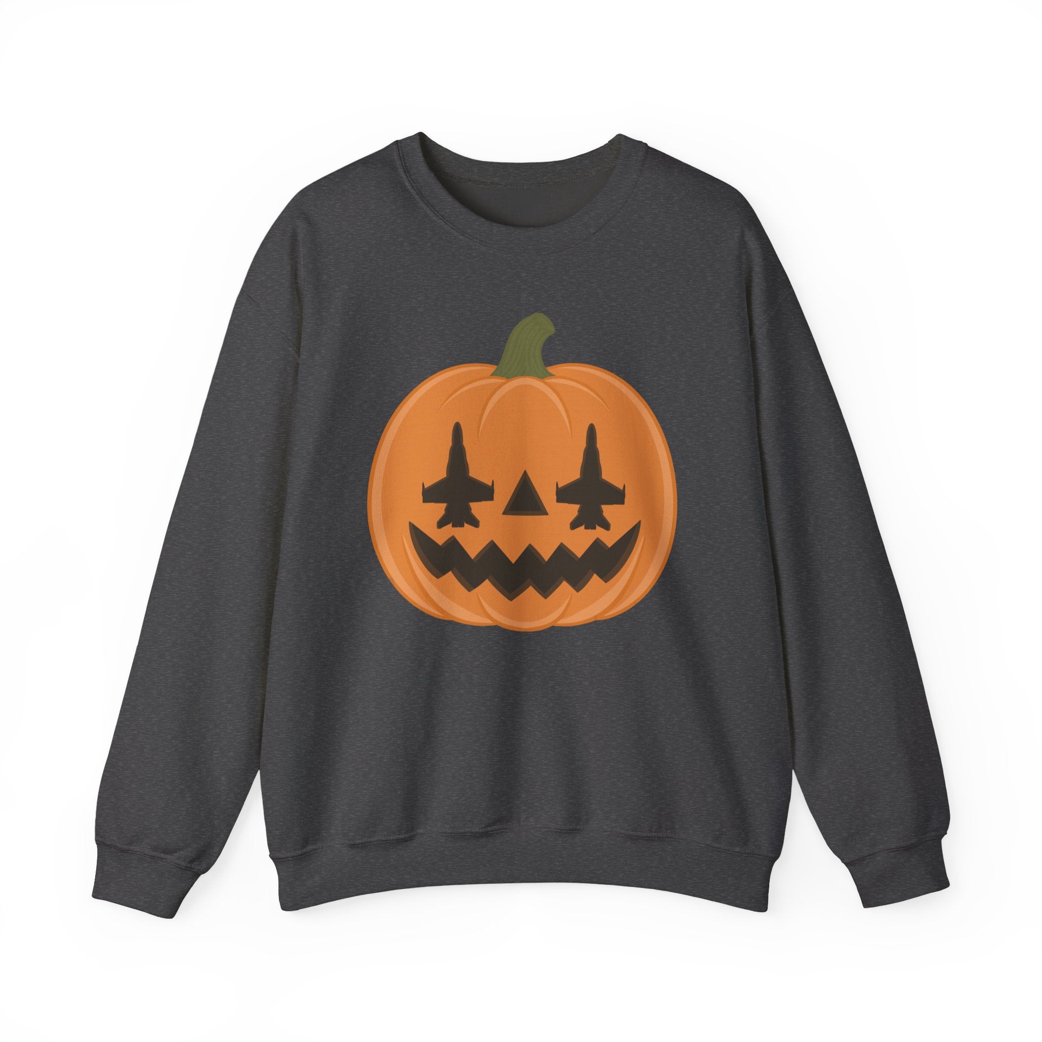 F-18 Jack-o-lantern Sweatshirt (Unisex)