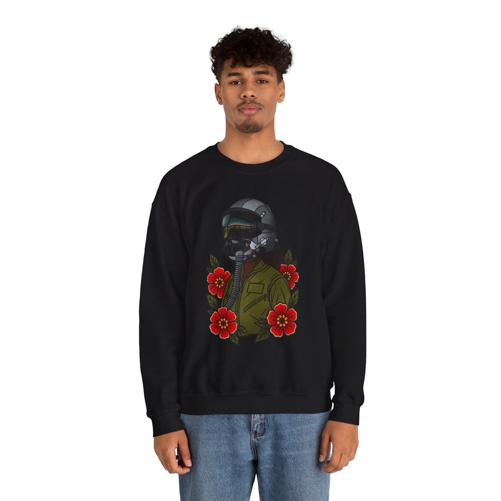 Fighter Pilot  Sweatshirt - Deep (Unisex)