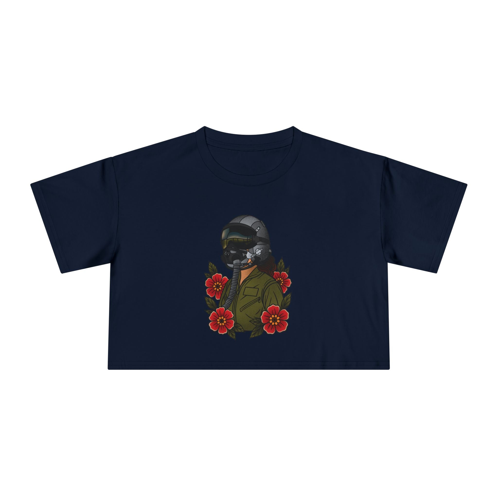 Fighter Pilot Crop Tee - Fair