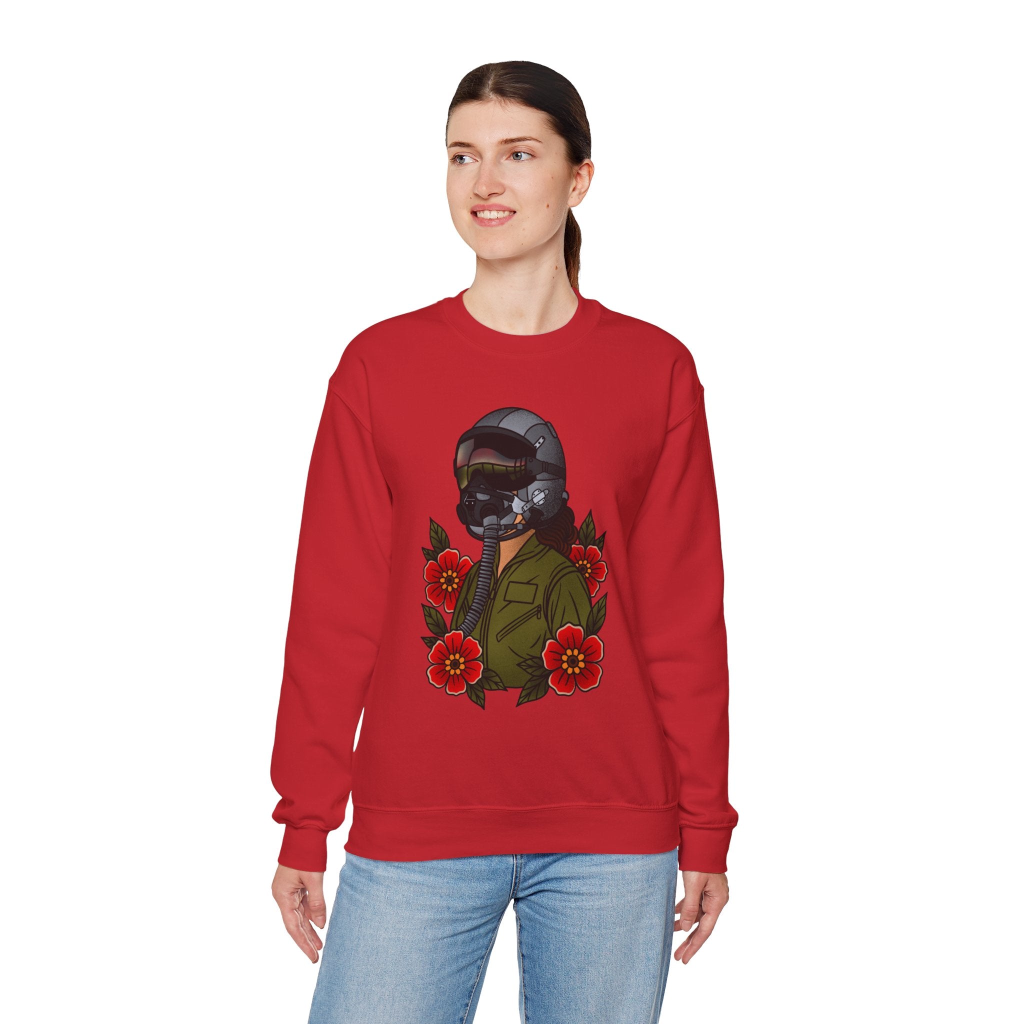 Fighter Pilot Sweatshirt - Fair (Unisex)