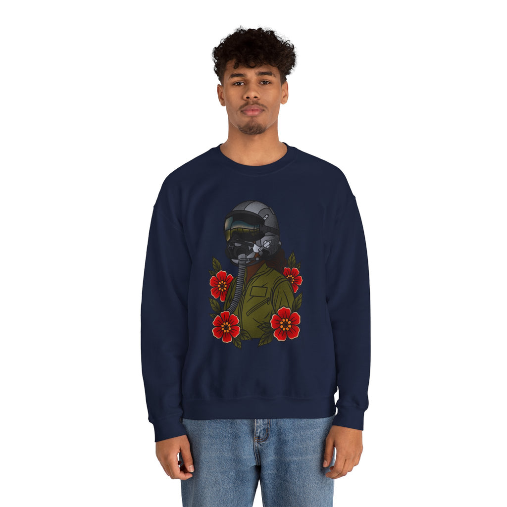 Fighter Pilot  Sweatshirt - Deep (Unisex)