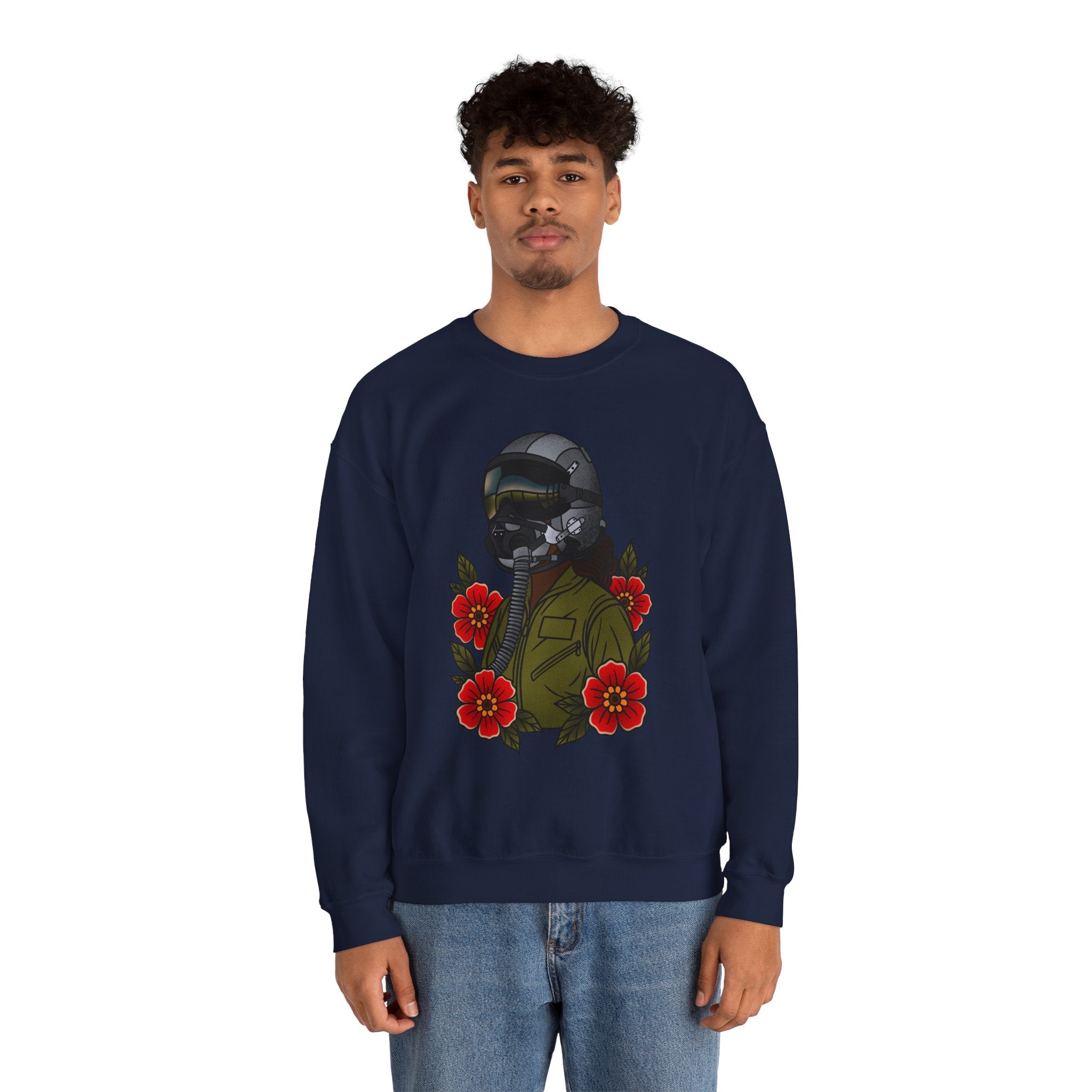 Fighter Pilot  Sweatshirt - Deep (Unisex)