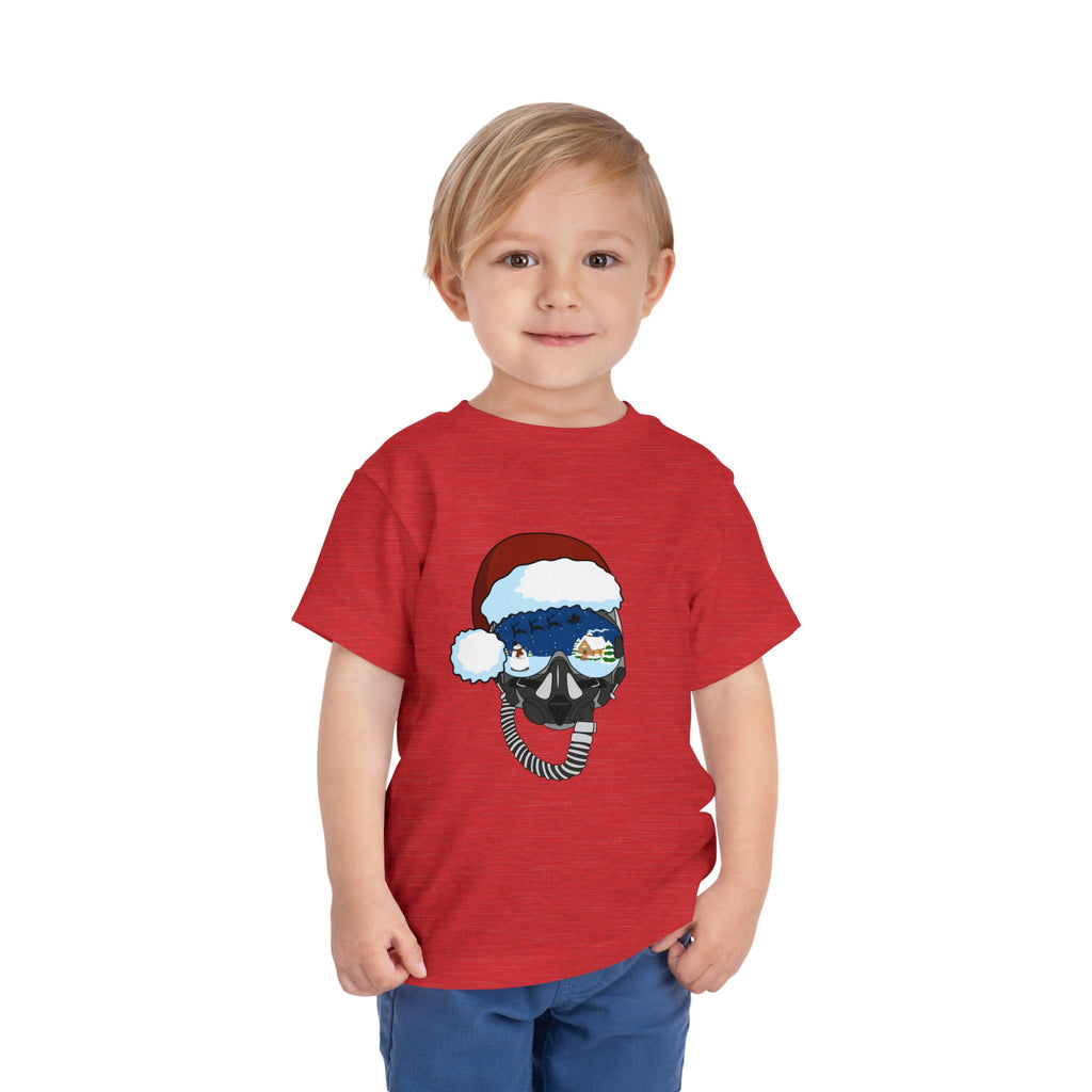Santa Helmet Tee (Toddler)