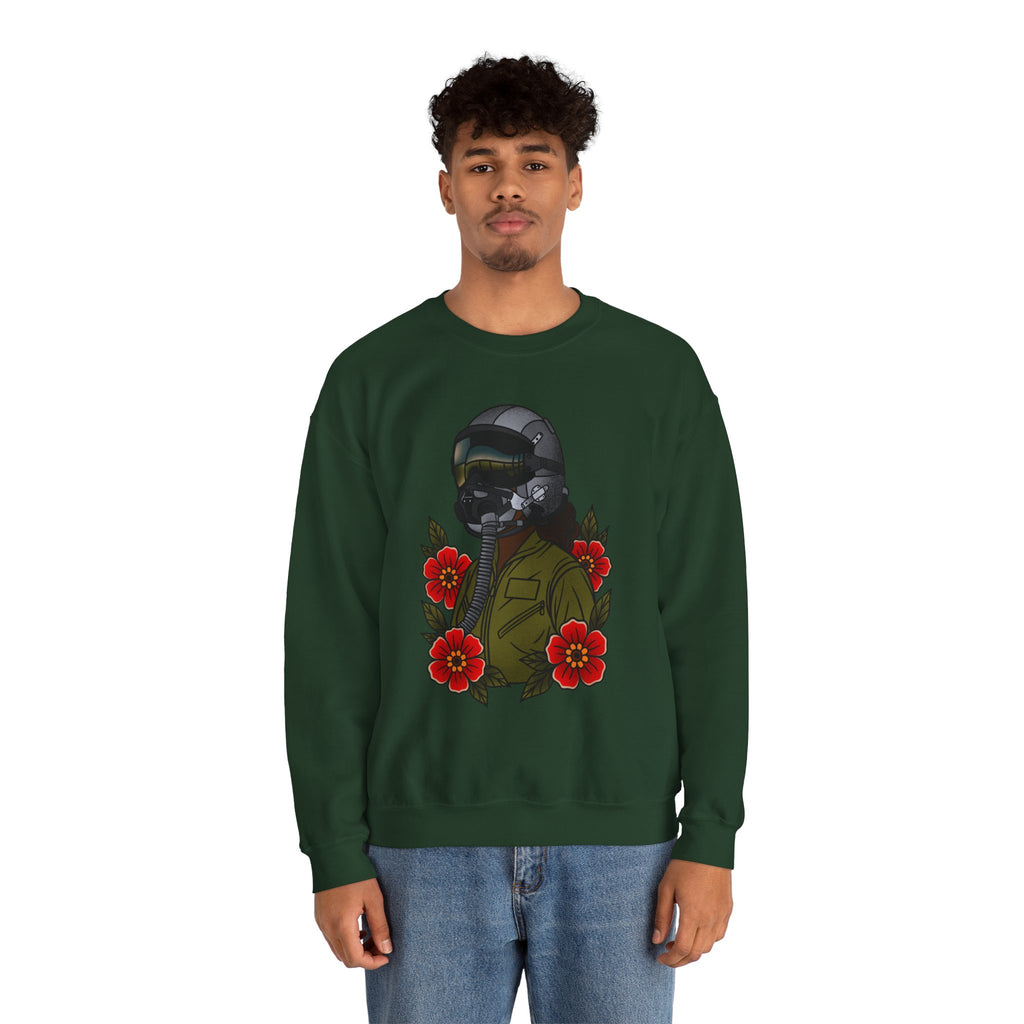 Fighter Pilot  Sweatshirt - Deep (Unisex)
