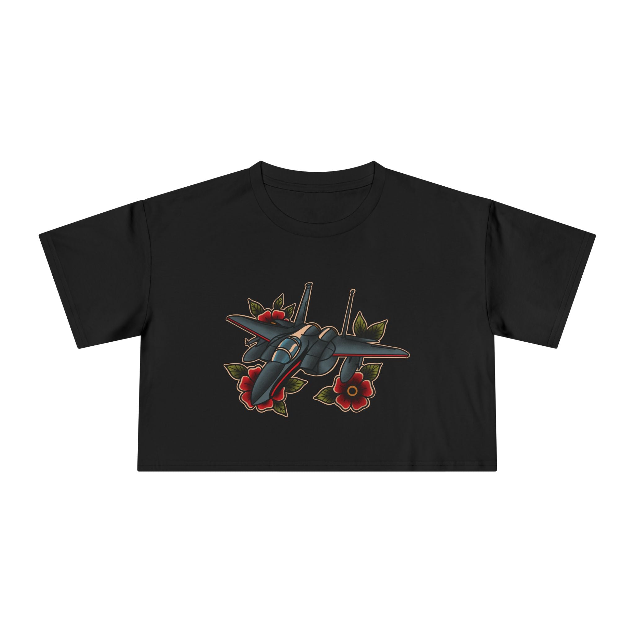 F-15 Tattoo Crop Tee