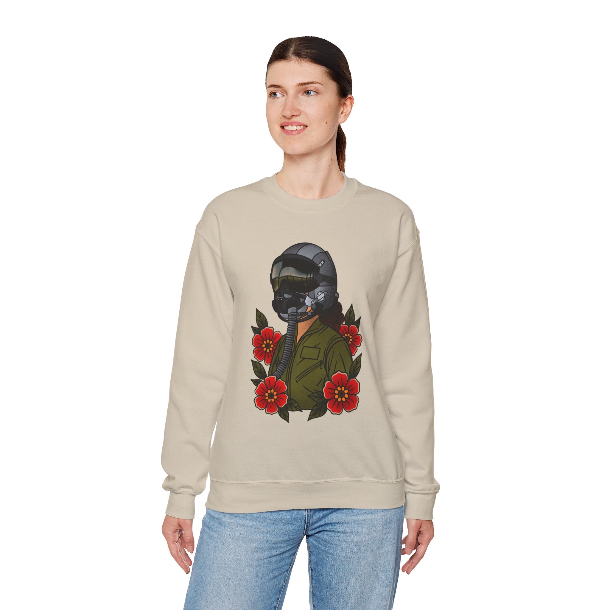 Fighter Pilot Sweatshirt - Fair (Unisex)