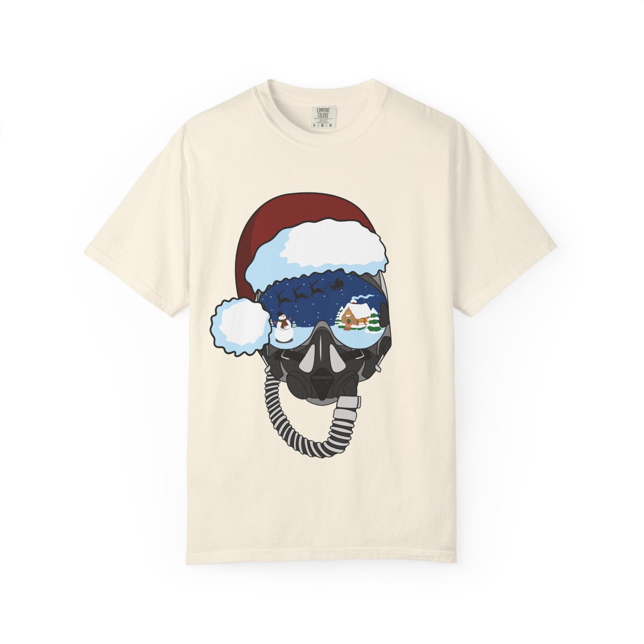 Santa Helmet Tee (Unisex)