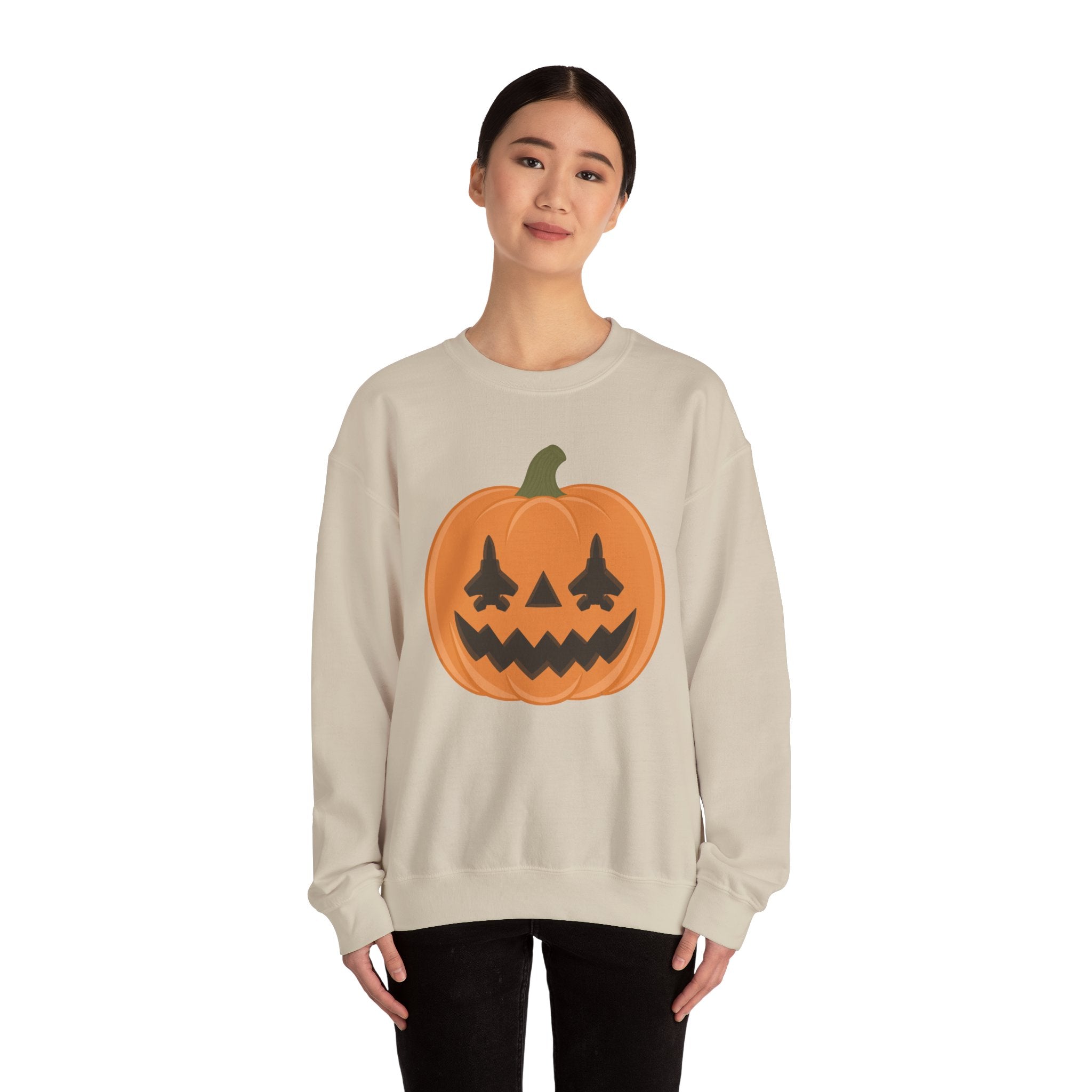 F-15 Jack-o-lantern Sweatshirt (Unisex)