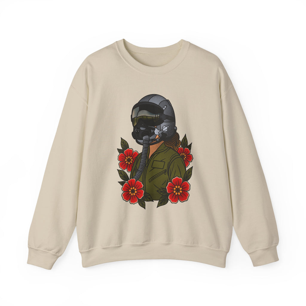 Fighter Pilot Sweatshirt - Fair 2 (Unisex)