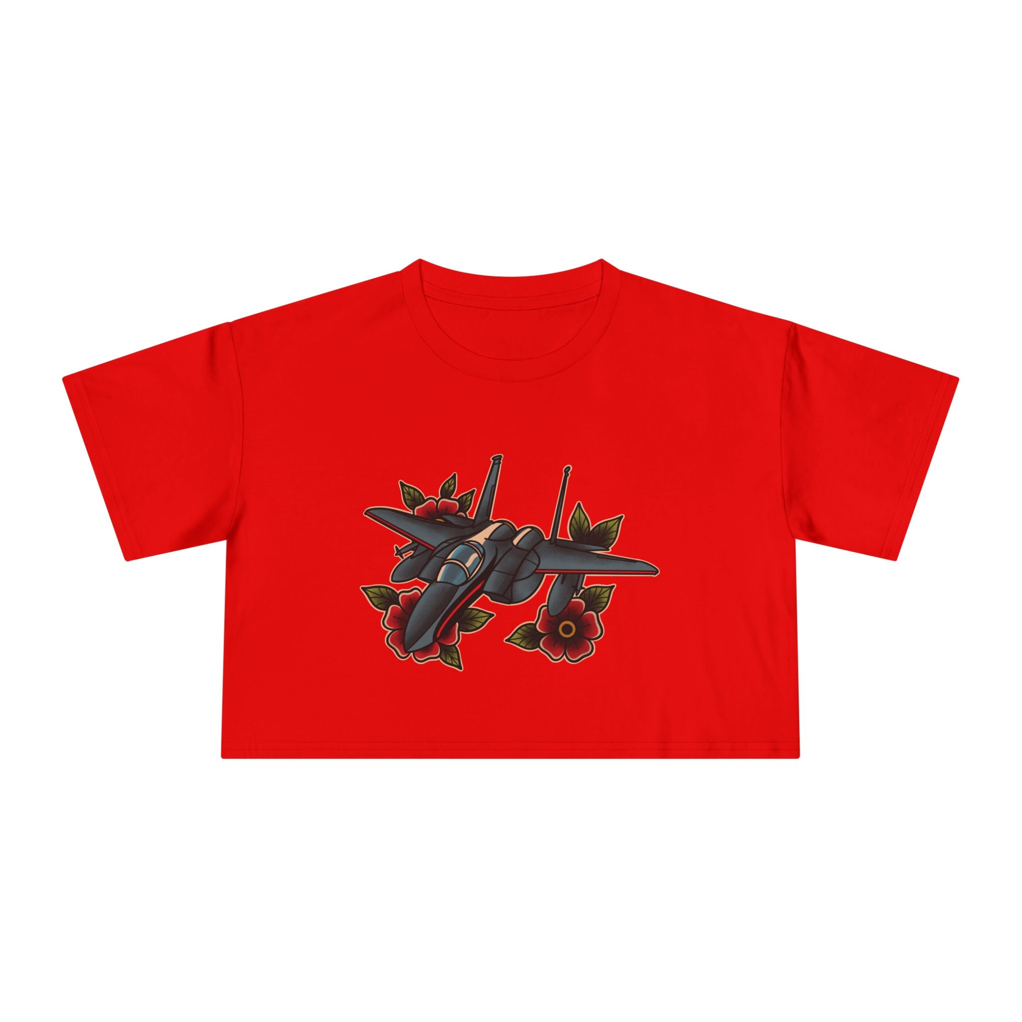 F-15 Tattoo Crop Tee