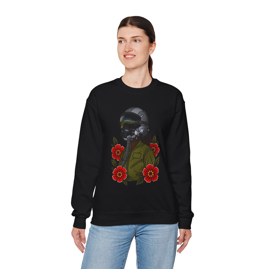 Fighter Pilot  Sweatshirt - Deep (Unisex)