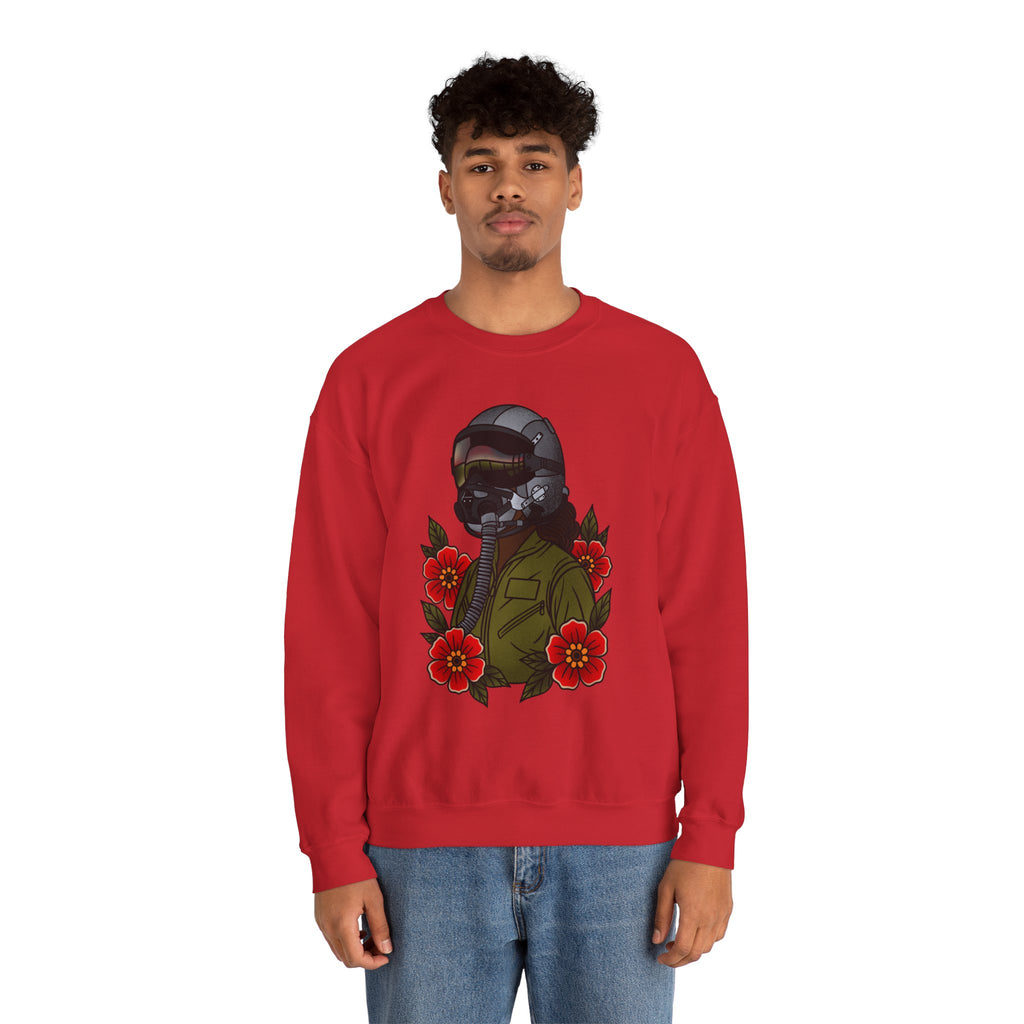 Fighter Pilot  Sweatshirt - Deep (Unisex)