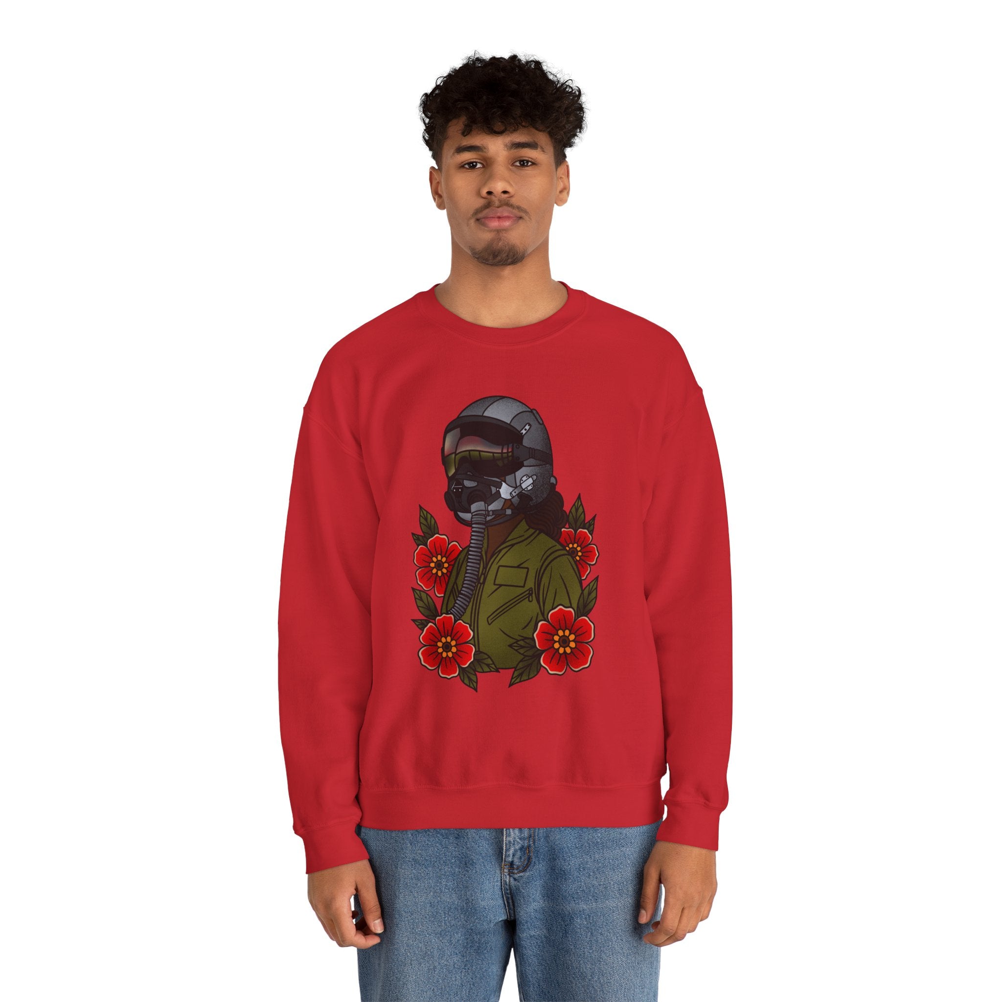 Fighter Pilot  Sweatshirt - Deep (Unisex)
