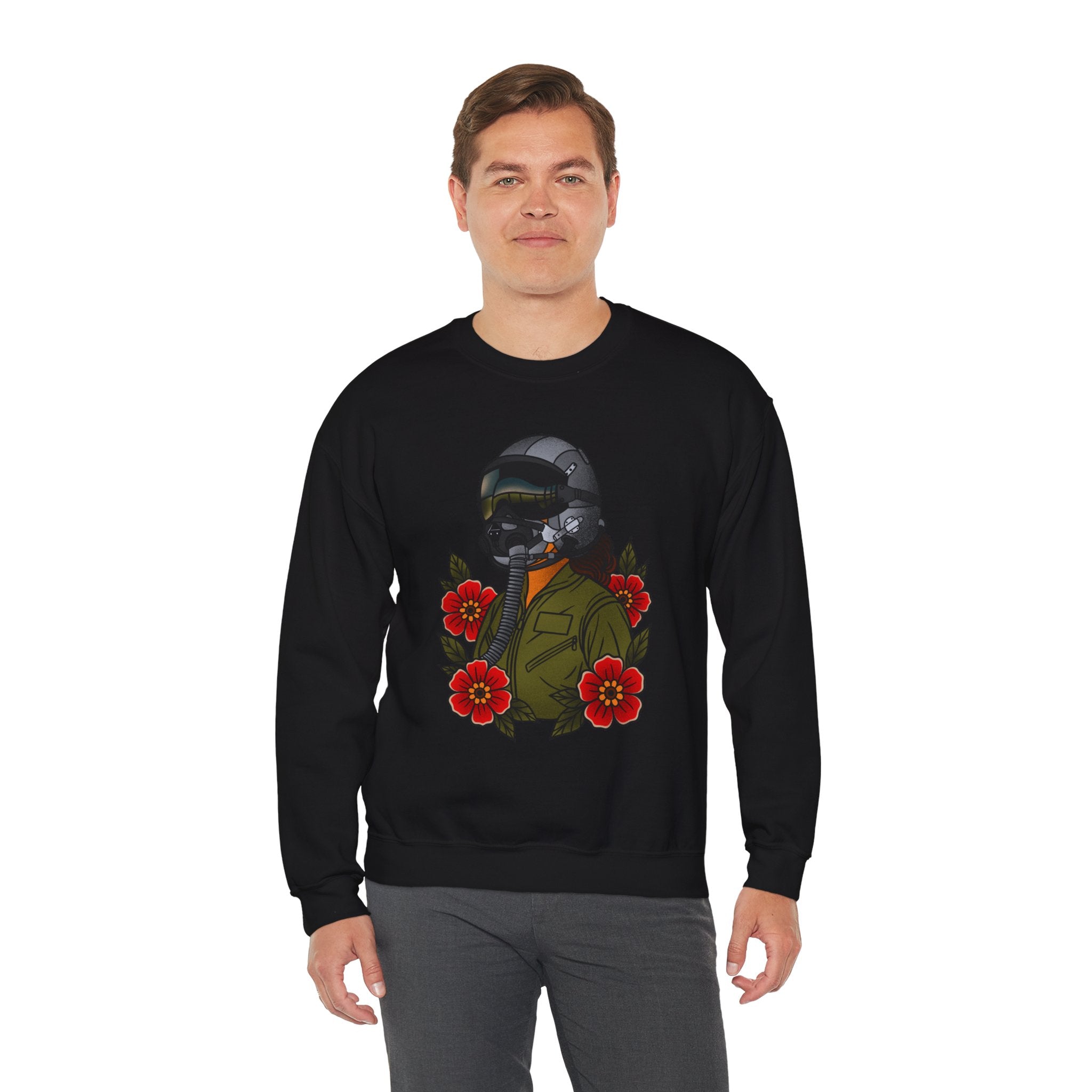 Fighter Pilot Sweatshirt - Traditional (Unisex)