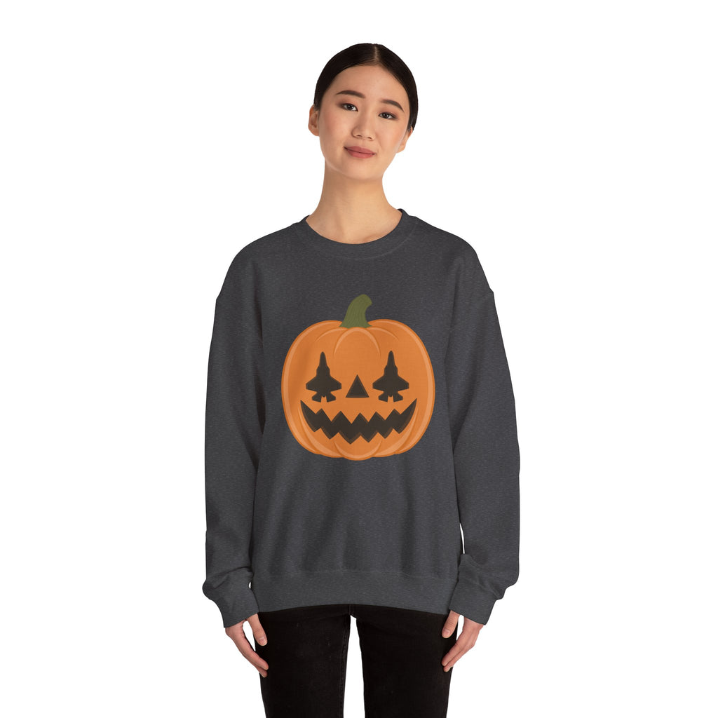 F-35 Jack-o-lantern Sweatshirt (Unisex)
