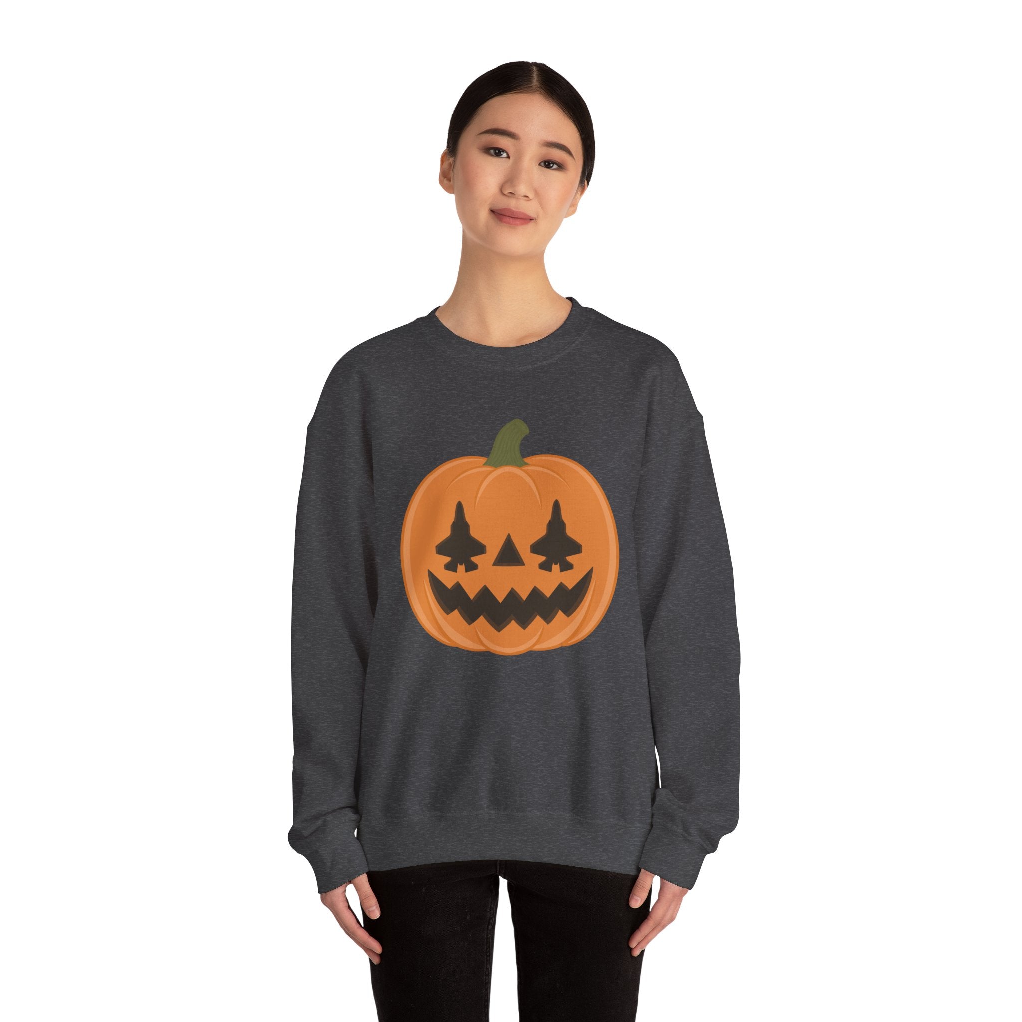 F-35 Jack-o-lantern Sweatshirt (Unisex)