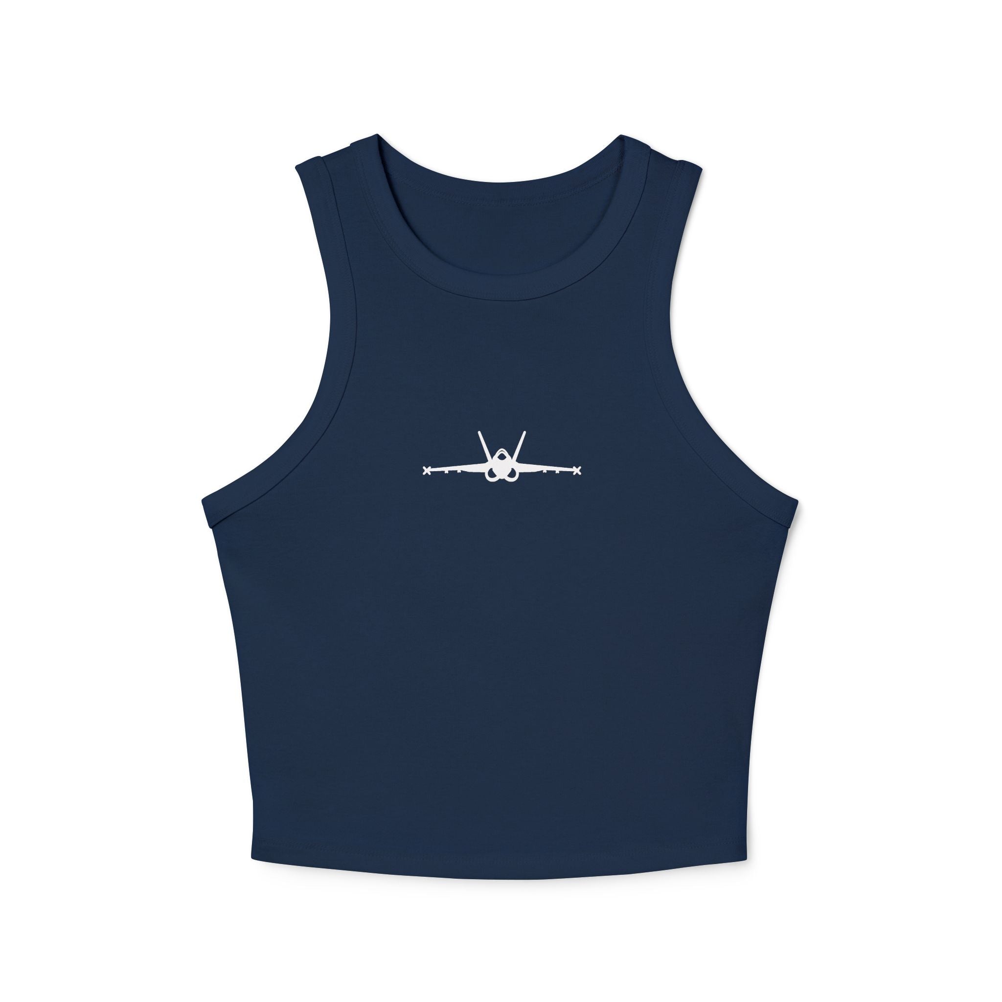 F-18 Silhouette Premium Crop Tank (Women)