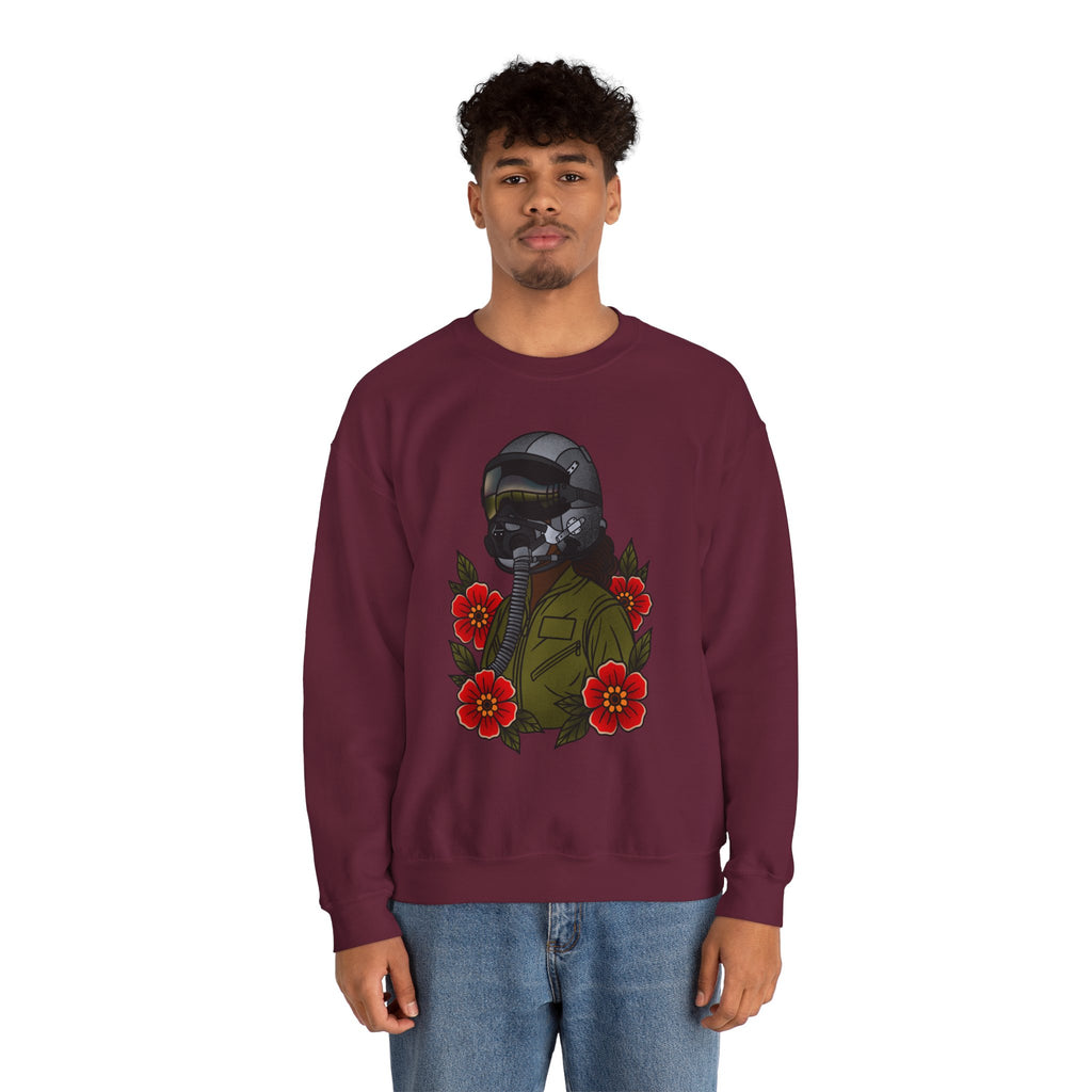 Fighter Pilot  Sweatshirt - Deep (Unisex)