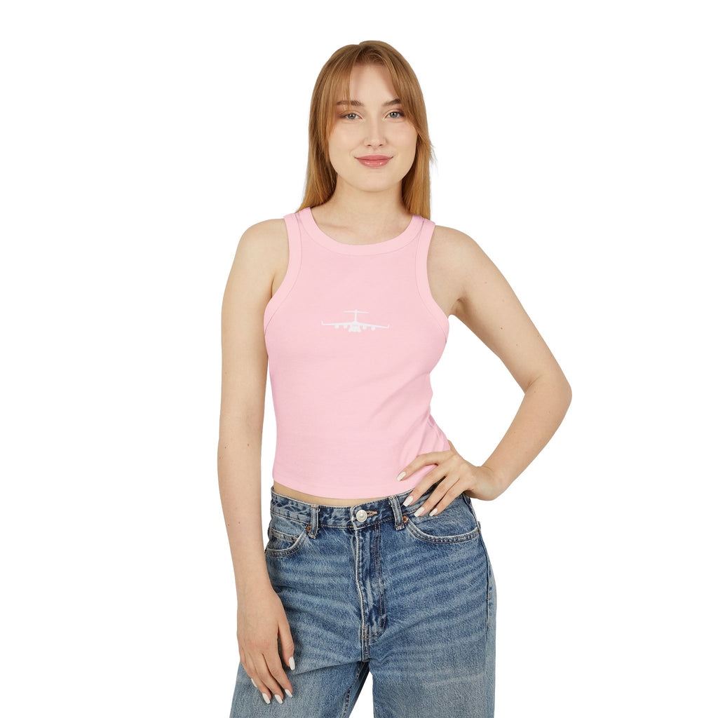 C-17 Silhouette Premium Crop Tank (Women)