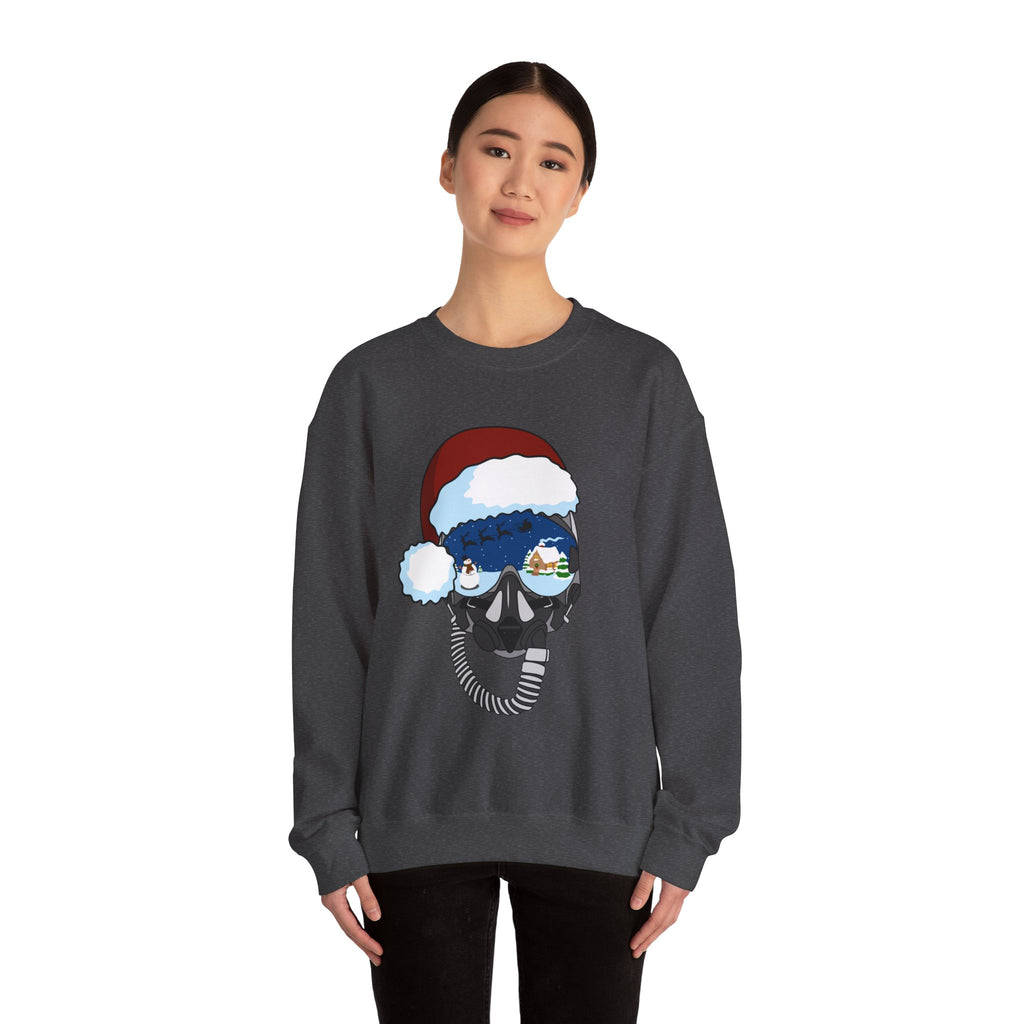 Santa Helmet Sweatshirt (Unisex)