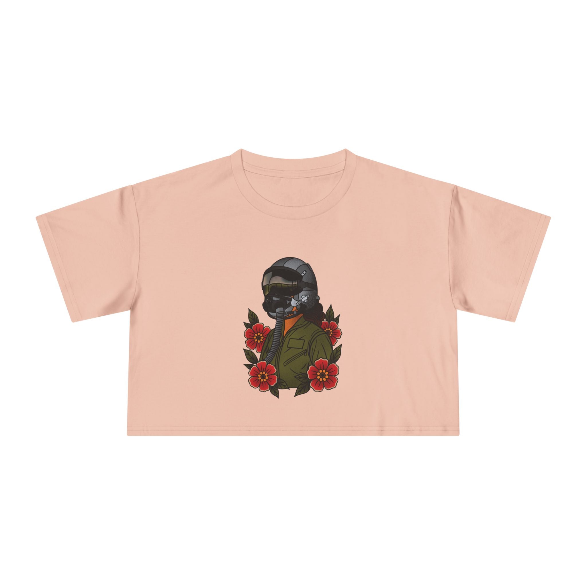 Fighter Pilot Crop Tee - Traditional
