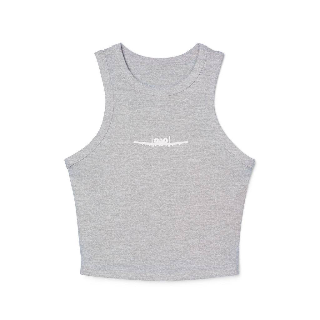 A-10 Silhouette Premium Crop Tank (Women)