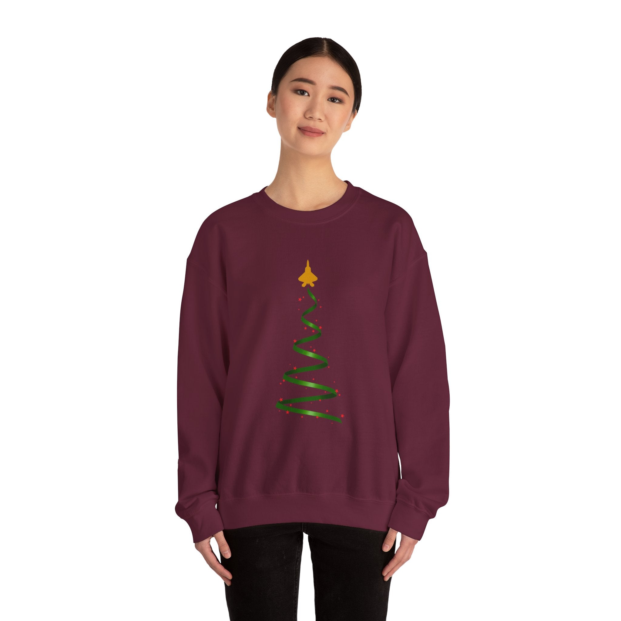 F-22 Christmas Tree Sweatshirt (Unisex)