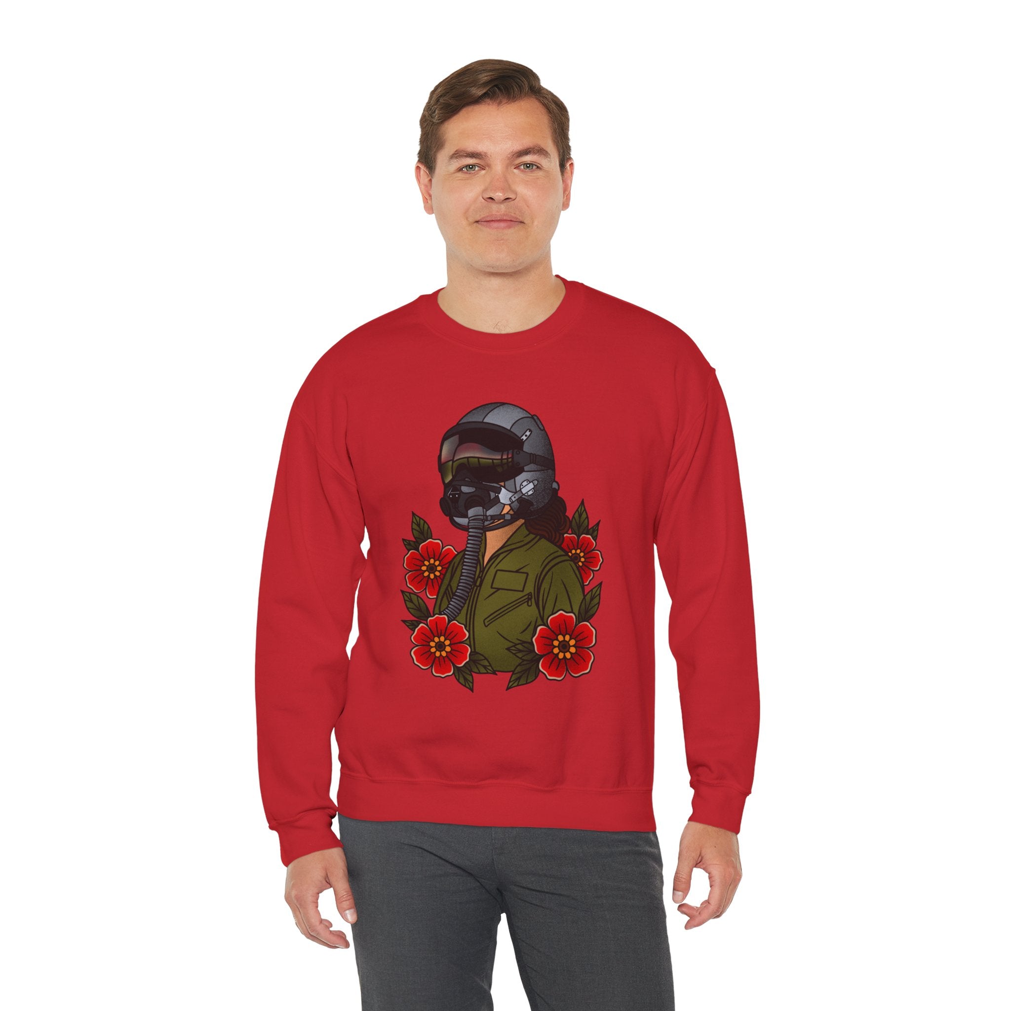 Fighter Pilot Sweatshirt - Fair (Unisex)