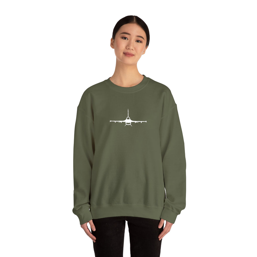 F-16 Embroidered Sweatshirt (Unisex)