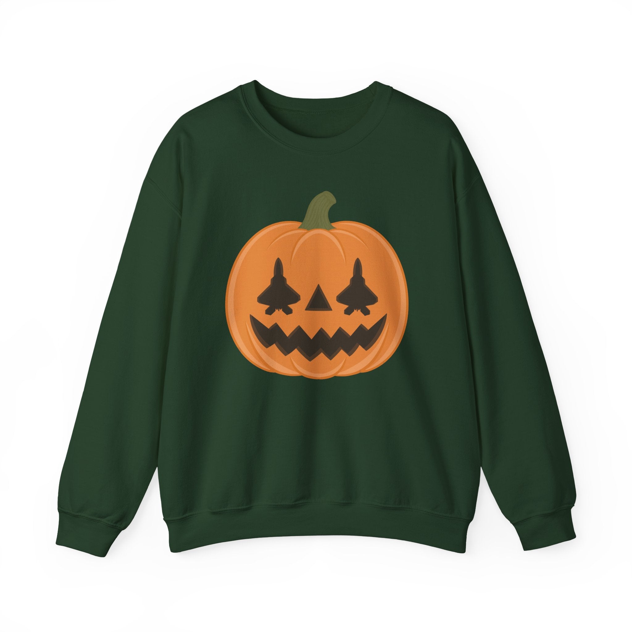 F-22 Jack-o-lantern Sweatshirt (Unisex)