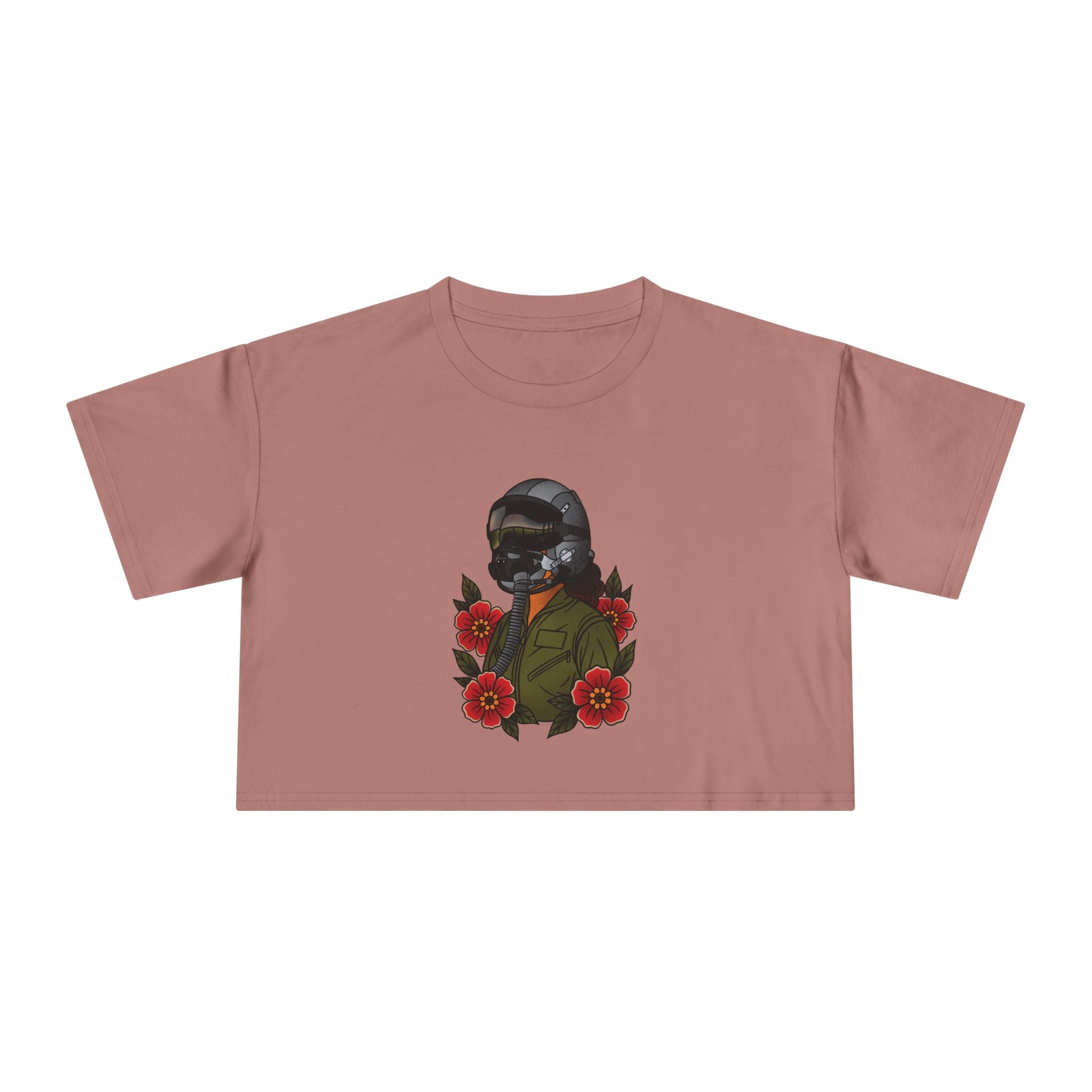 Fighter Pilot Crop Tee - Traditional