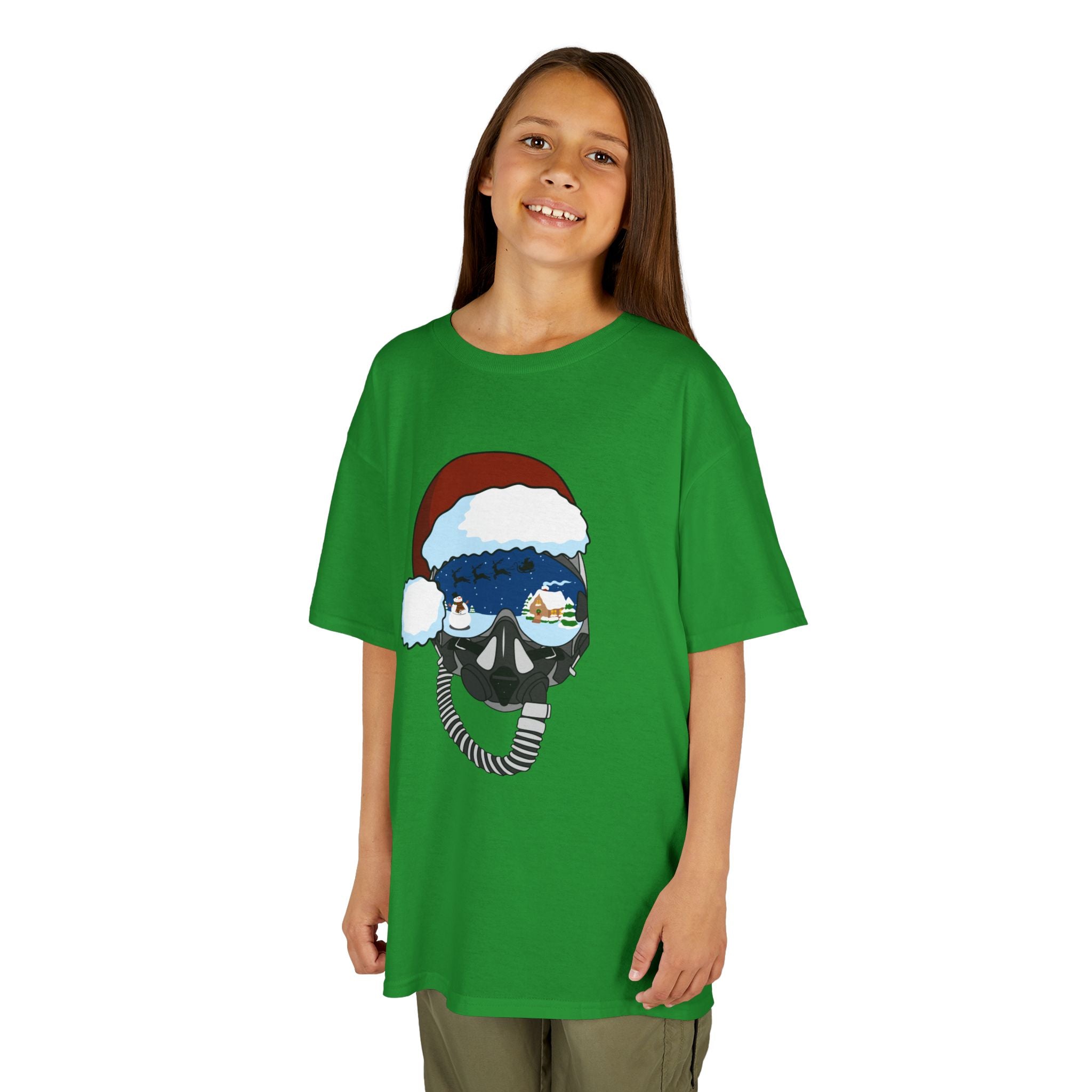 Santa Helmet Tee (Youth)